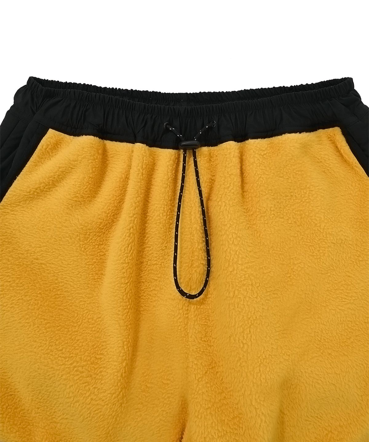 오픈야드(오와이)(OPENYARD(OY)) B.S FLEECE PANTS-BLACK/YELLOW