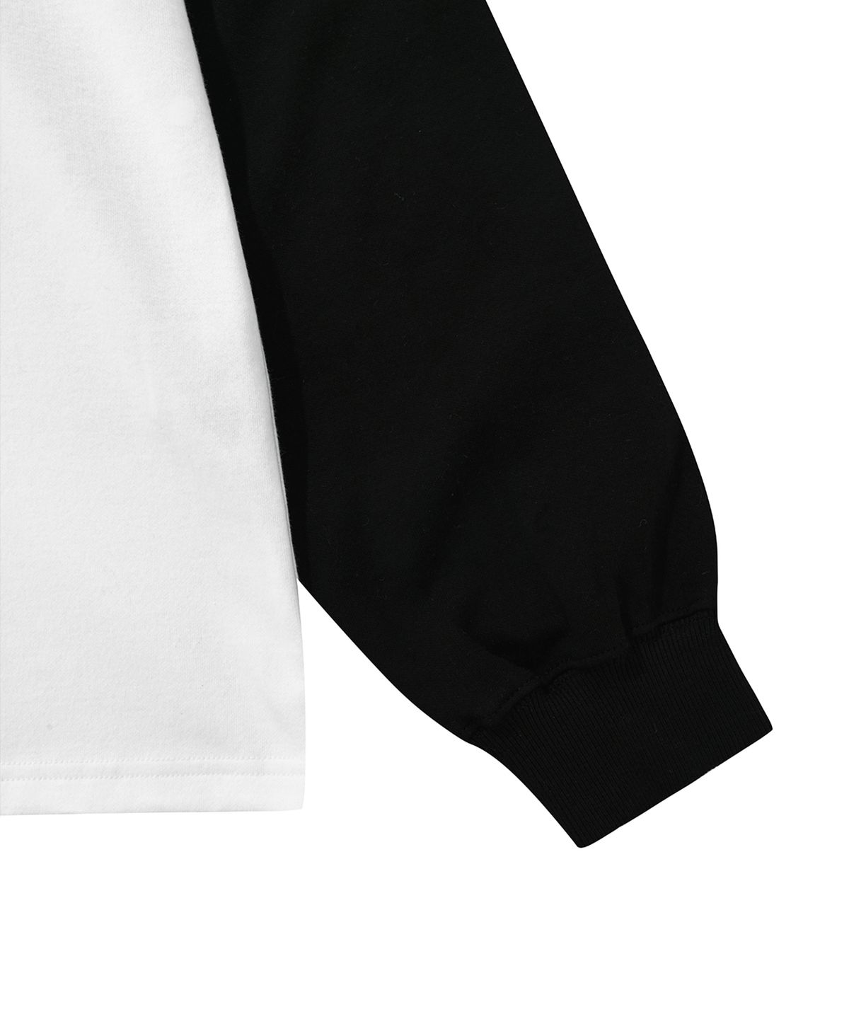 오픈야드(오와이)(OPENYARD(OY)) L.T ZIPPER POLA LONG SLEEVE-WHITE