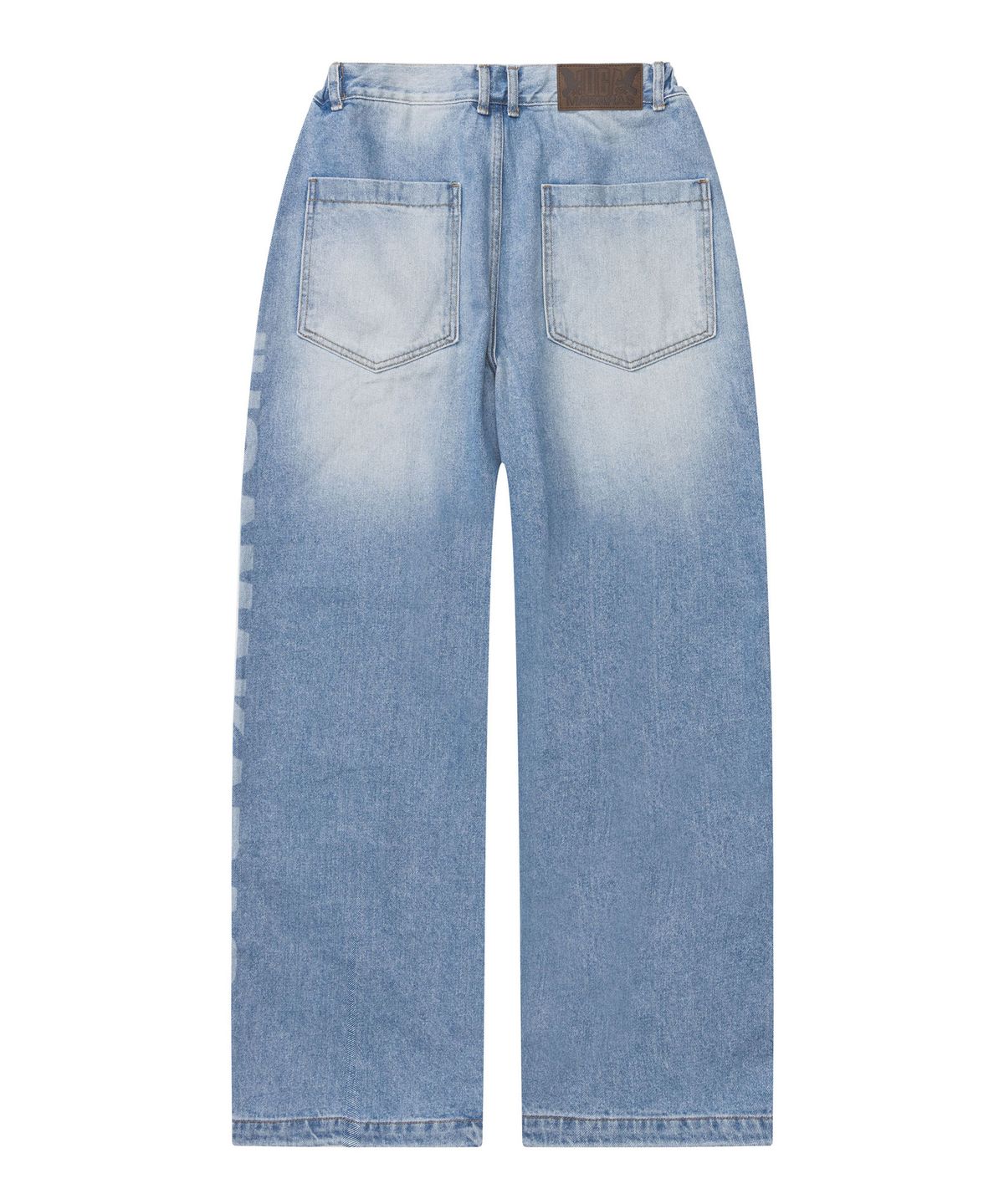 이우가마카라스(IUGAMAKARAS) Laser Washed Denim Pants (Sky Blue)