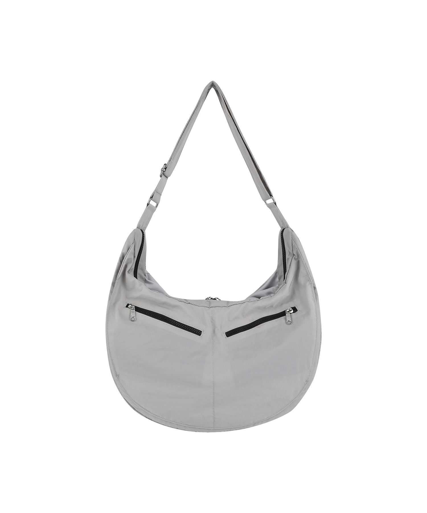 MUSINSA | IUGAMAKARAS Knotted Shoulder Bag (Nylon-Silver)