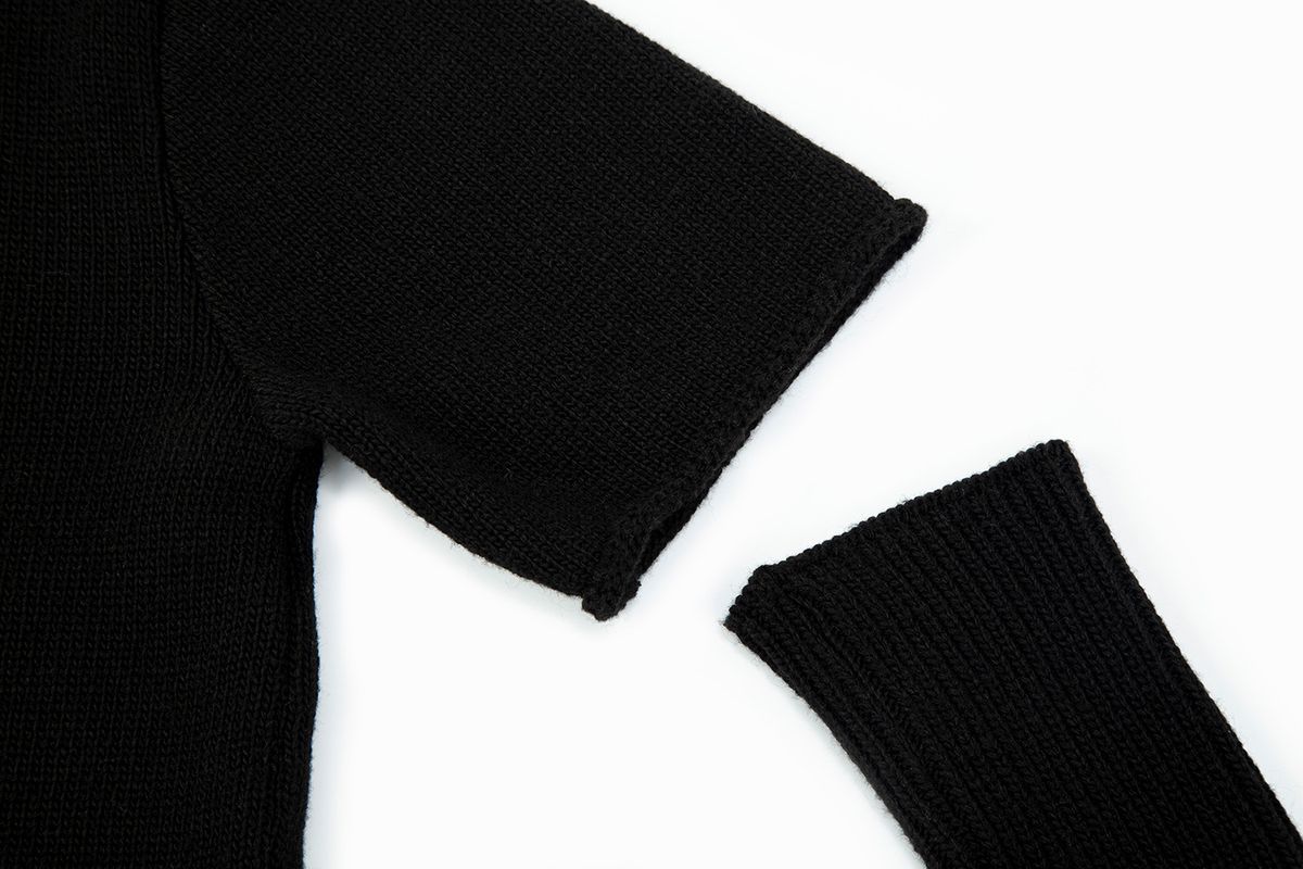 샐러드바구니(SALAD BAGUNI) Half Sleeve Pullover With Warmer_black