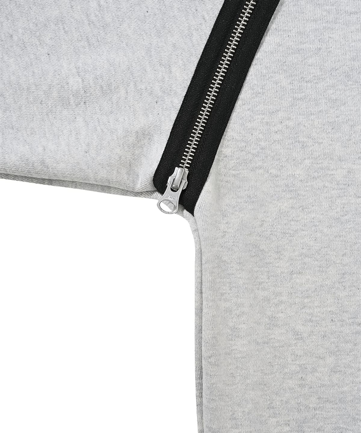 오픈야드(오와이)(OPENYARD(OY)) W.L BACK ZIPPER RAGLAN HOODIE-GREY