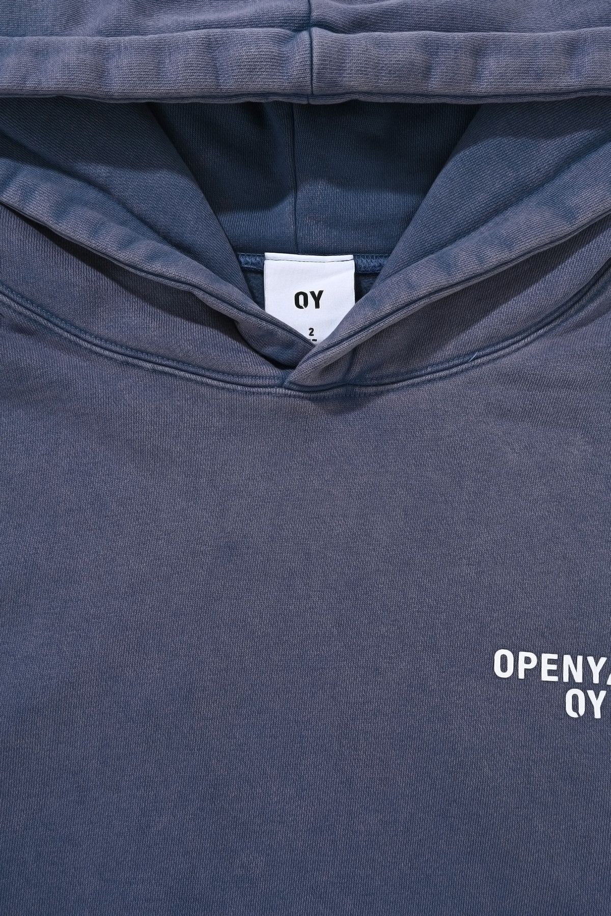 오픈야드(오와이)(OPENYARD(OY)) VINTAGE WASHED HOODIE-MIDNIGHT BLUE