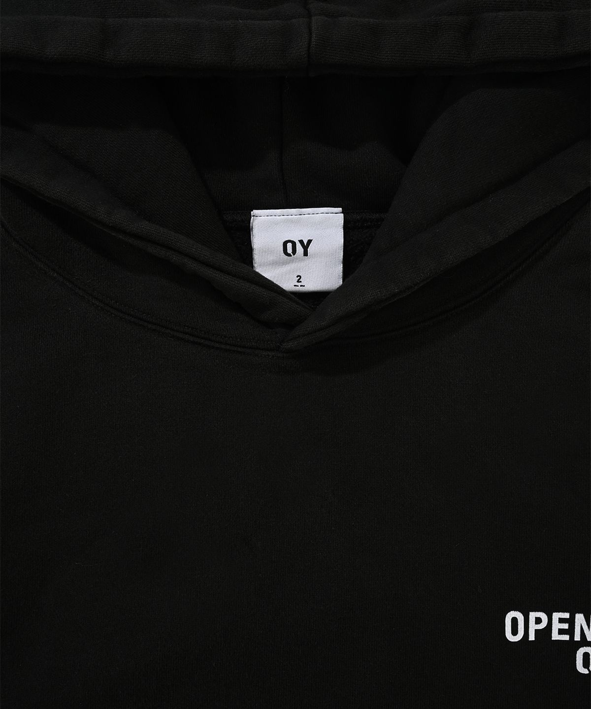오픈야드(오와이)(OPENYARD(OY)) VINTAGE WASHED HOODIE-BLACK