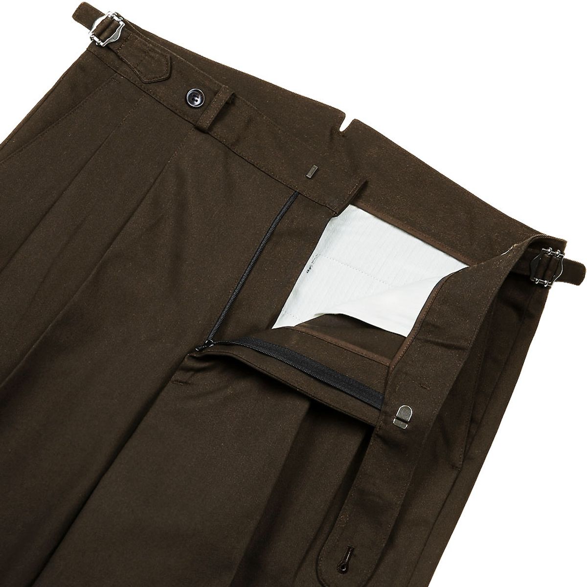 솔티(SORTIE) Reve Cotton Washed Trousers (Brown)