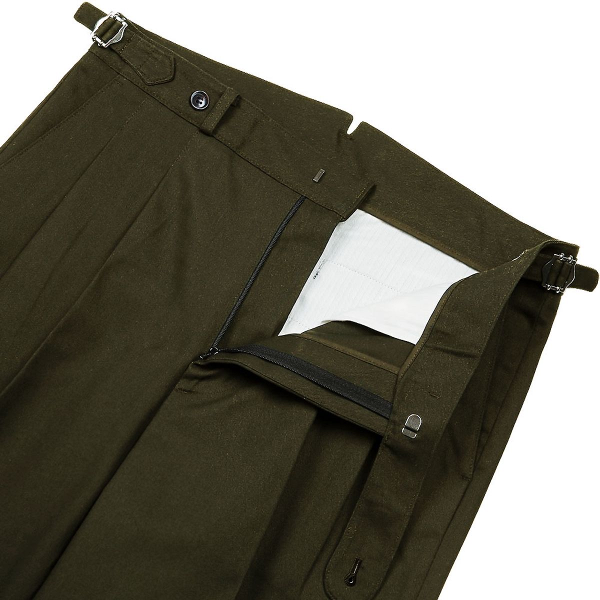 솔티(SORTIE) Reve Cotton Washed Trousers (Khaki)