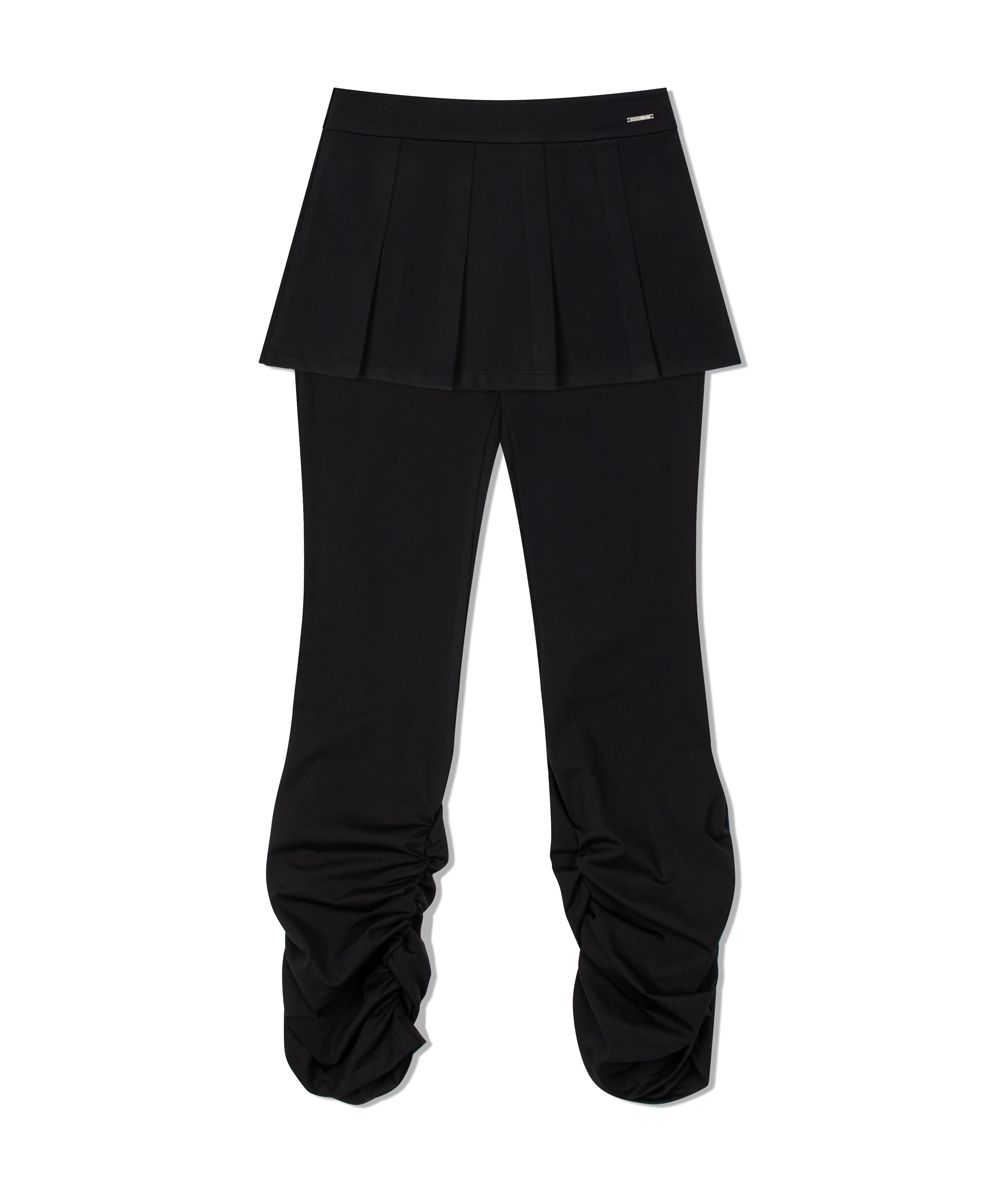 MISEKI SEOUL スカートBLACK MUSINSA MUSINSA | MISEKI SEOUL Skirt shirring pants SET BLACK