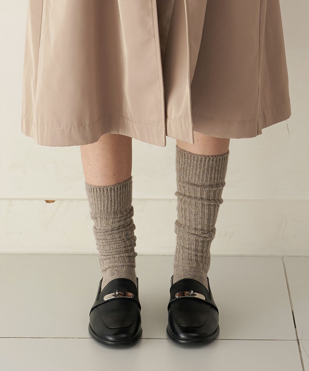 스퍼(SPUR) Alya 소가죽 투웨이 뮬 로퍼 2cm -SA9032 (2color)