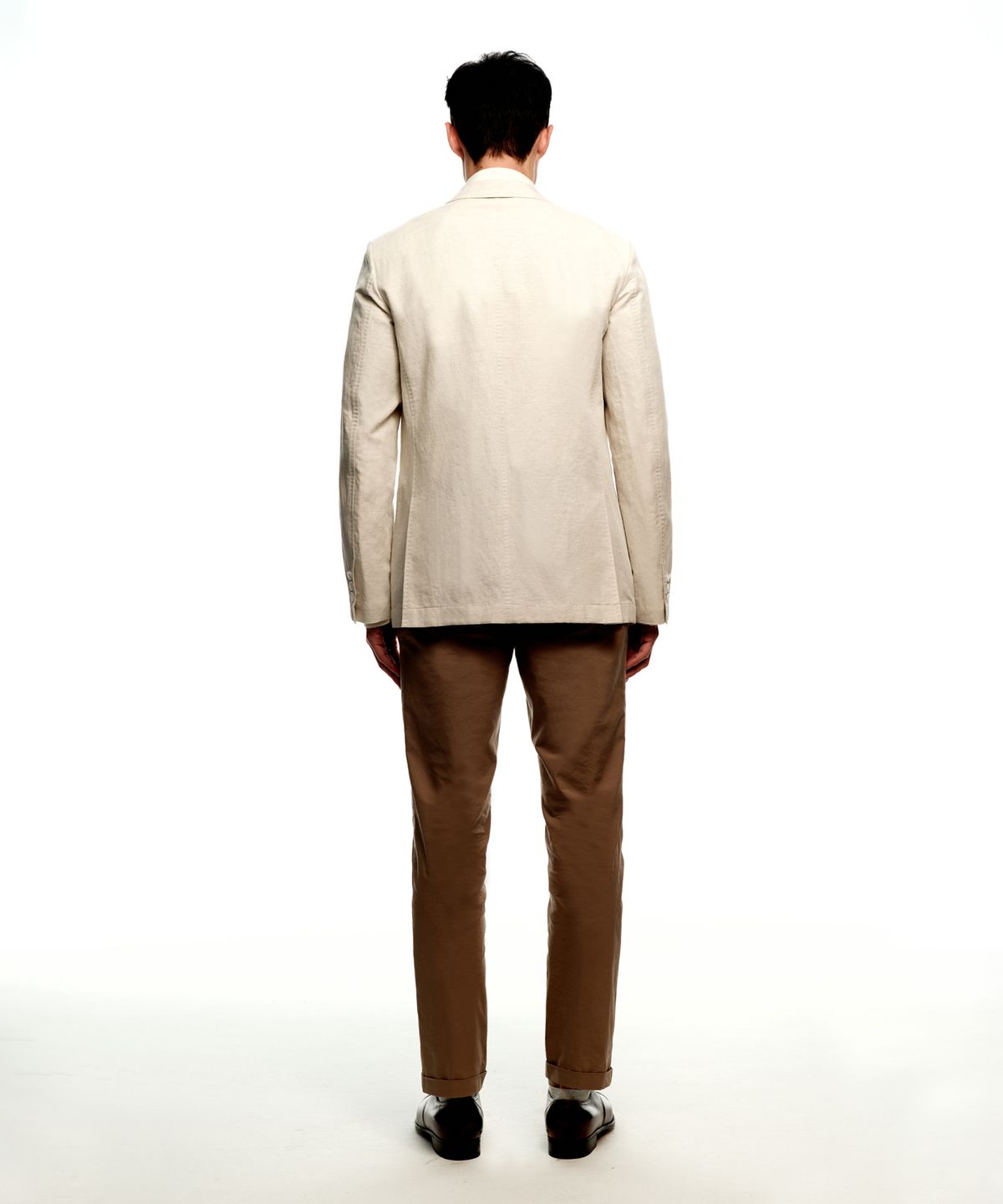 소루(SOLEW) 린넨 블렌드 아웃 포켓 자켓_라이트베이지