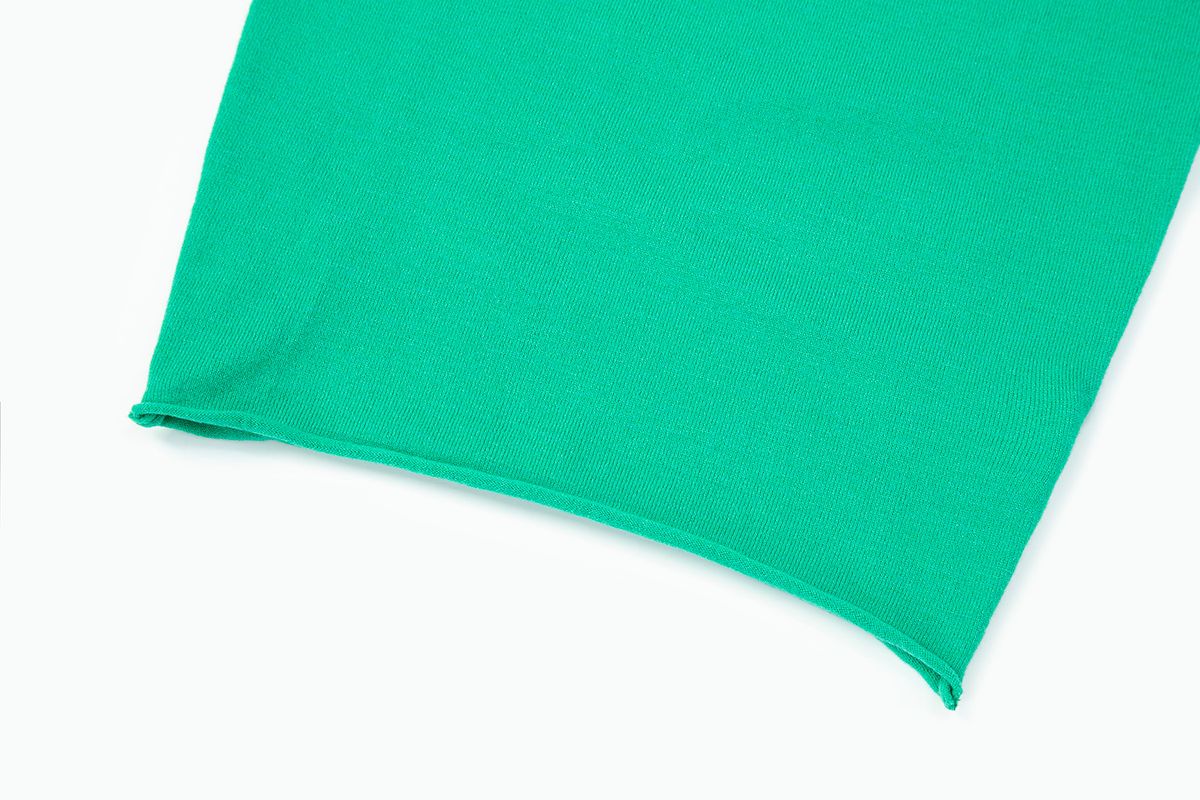 샐러드바구니(SALAD BAGUNI) Compact Off-Shoulder Pullover_green