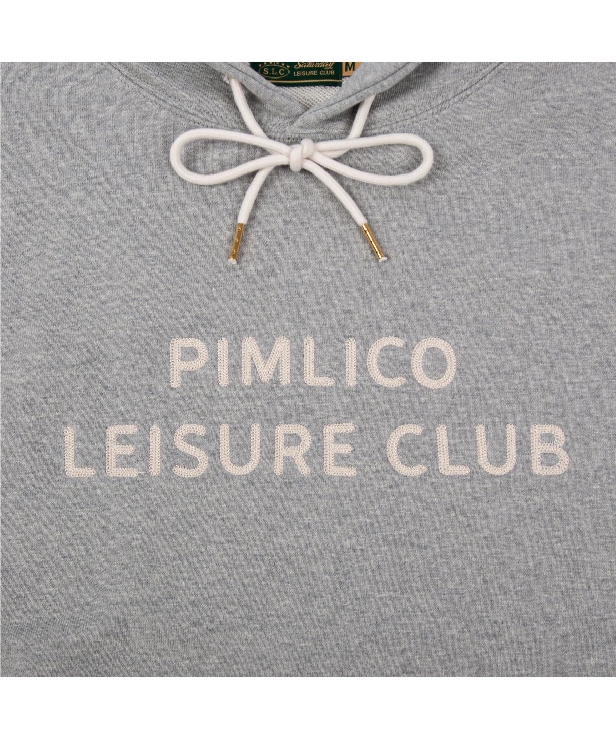 세러데이 레저 클럽(SATURDAY LEISURE CLUB) Pimlico Leisure Club Logo Leisure Hoodie(Unisex) - Grey