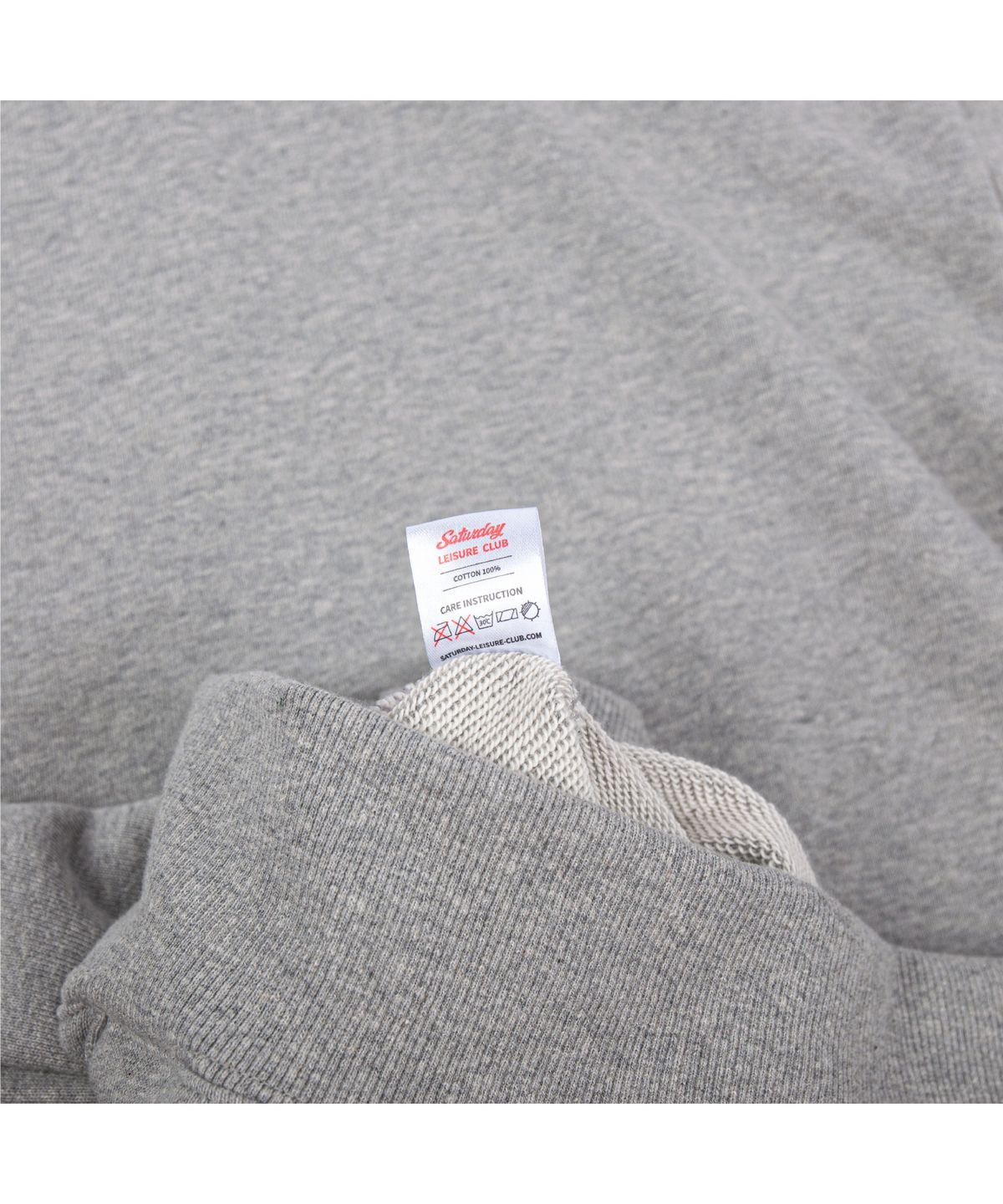 세러데이 레저 클럽(SATURDAY LEISURE CLUB) Pimlico Leisure Club Logo Leisure Hoodie(Unisex) - Grey