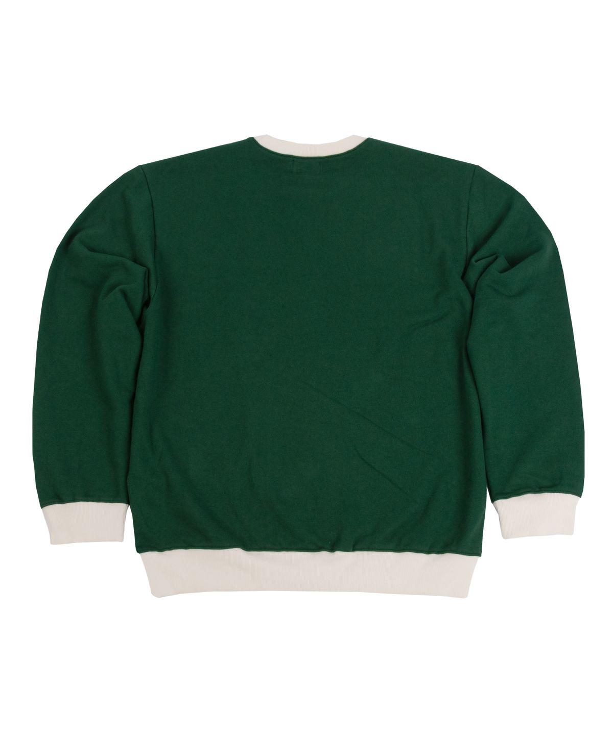 세러데이 레저 클럽(SATURDAY LEISURE CLUB) Saturday Leisure Club Logo Leisure Sweatshirt(Unisex) - Green & Ivory