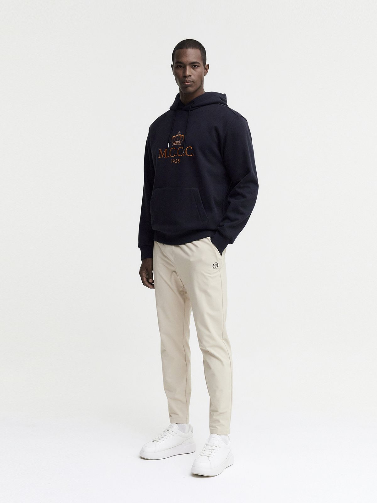세르지오 타키니(SERGIO TACCHINI) M MC 기모 후디 (Black)