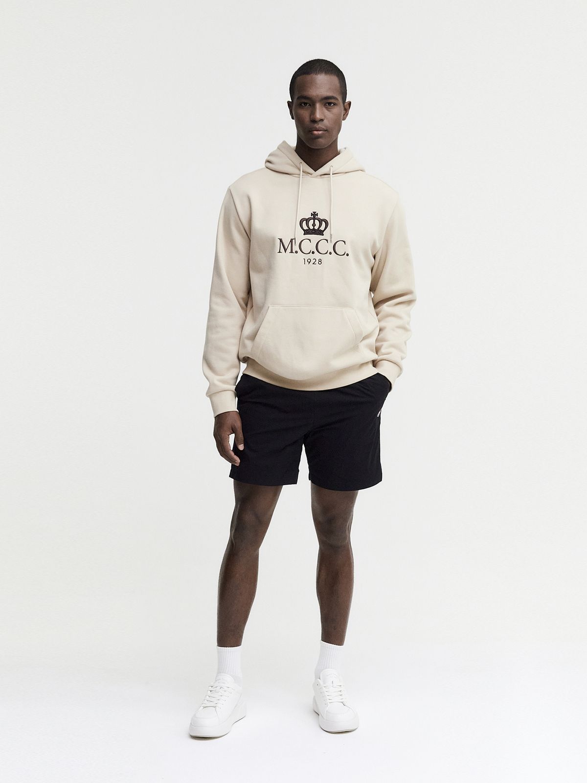 세르지오 타키니(SERGIO TACCHINI) M MC 기모 후디 (Beige)
