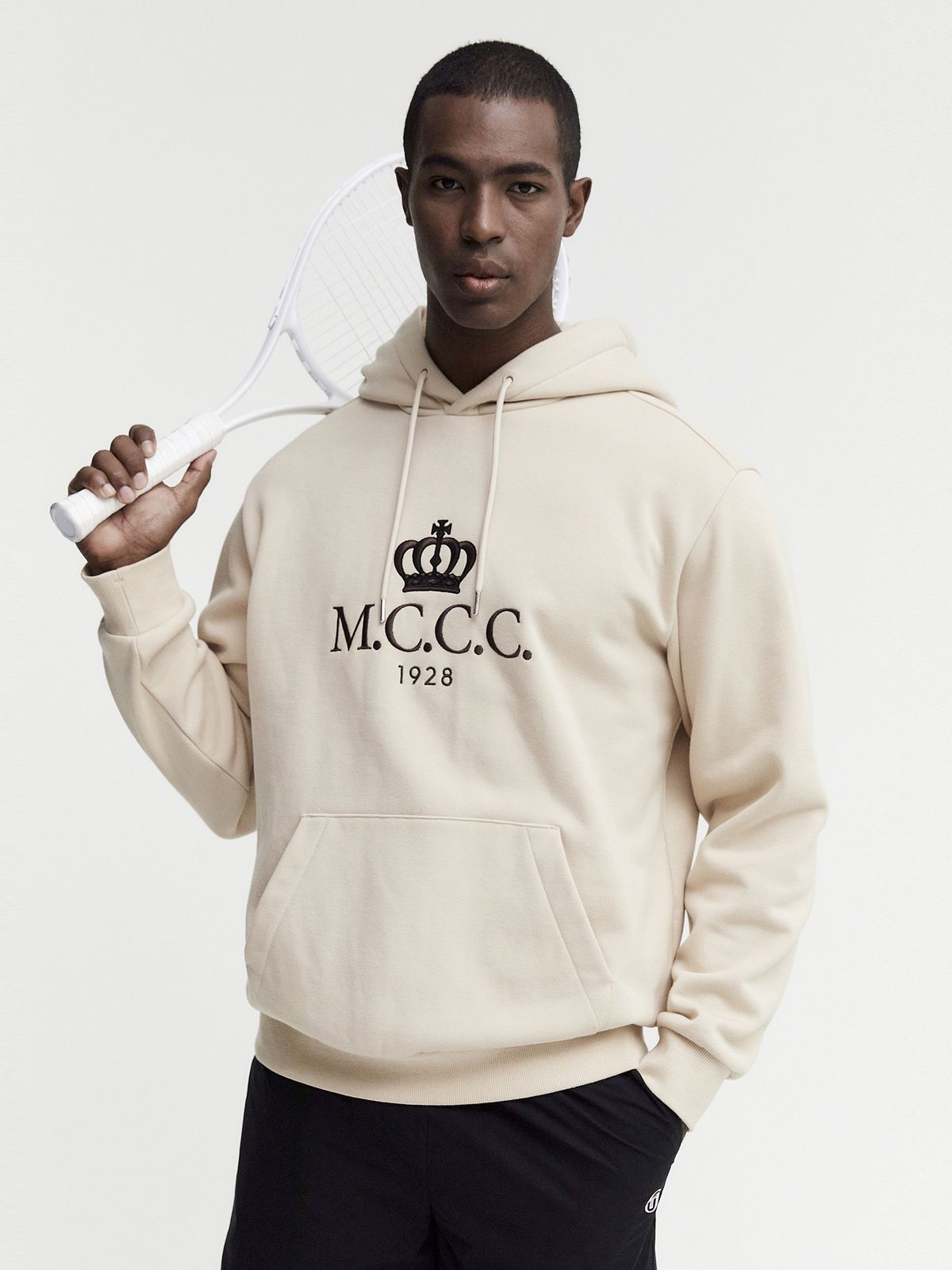 세르지오 타키니(SERGIO TACCHINI) M MC 기모 후디 (Beige)