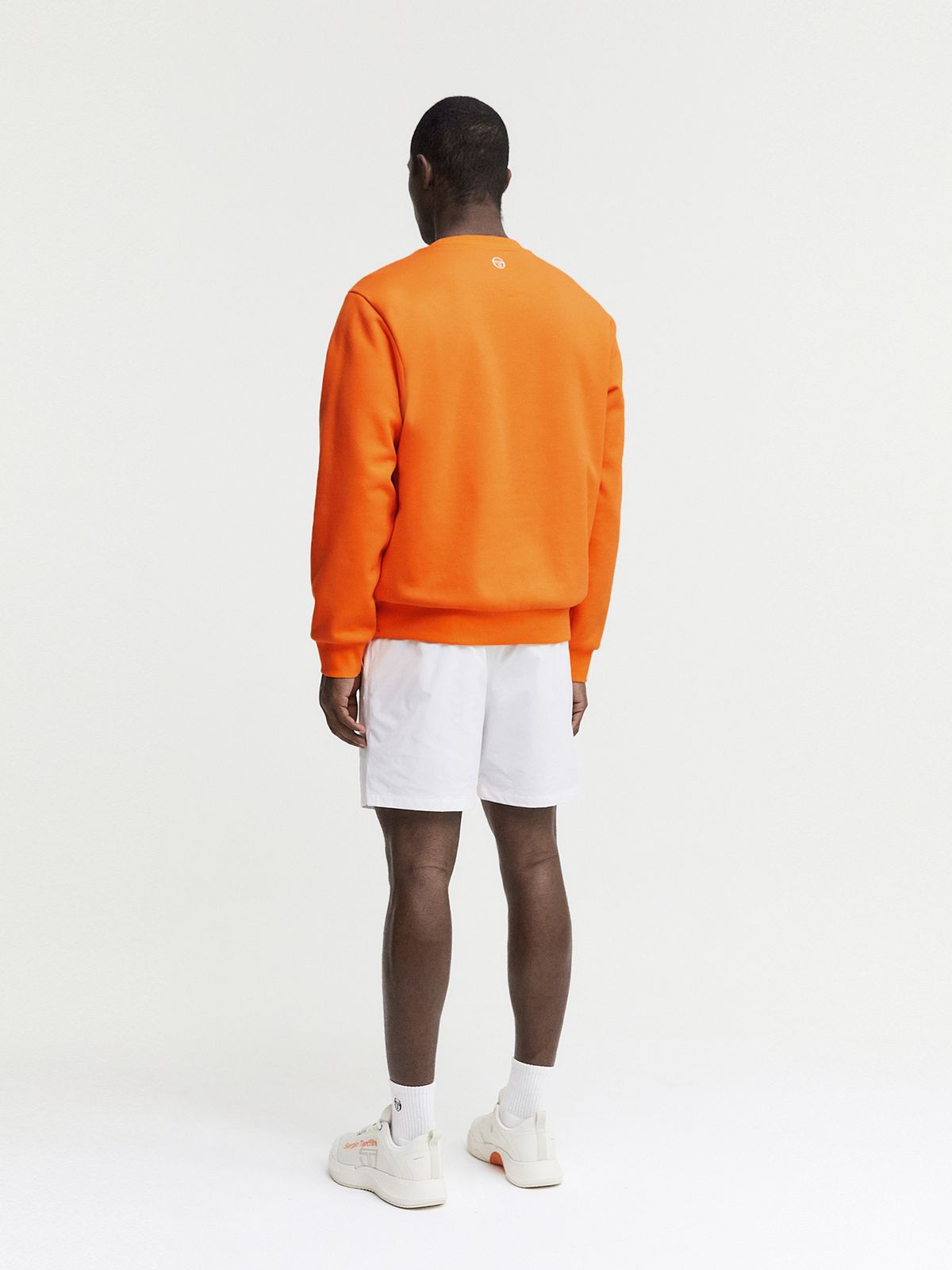 세르지오 타키니(SERGIO TACCHINI) M MC 아트웍 기모 맨투맨 (Orange)
