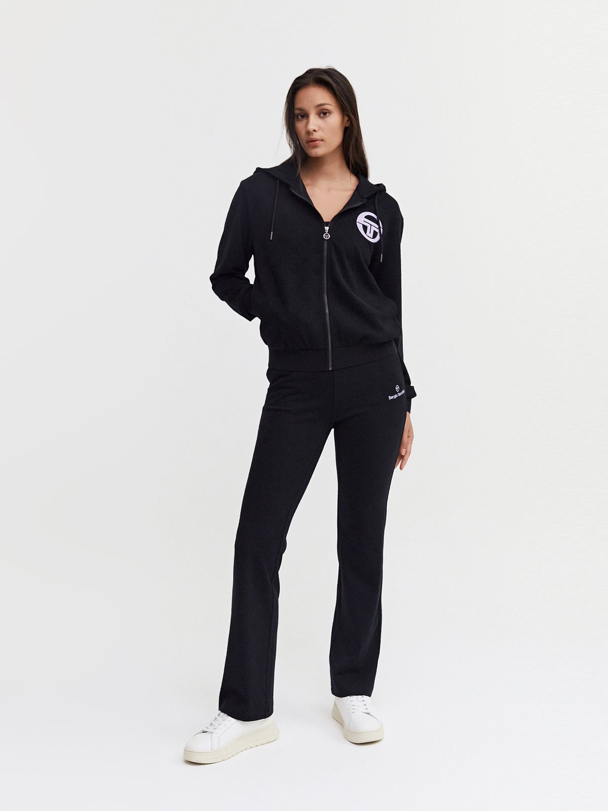 세르지오 타키니(SERGIO TACCHINI) W 데일리 자카드 후드 집업