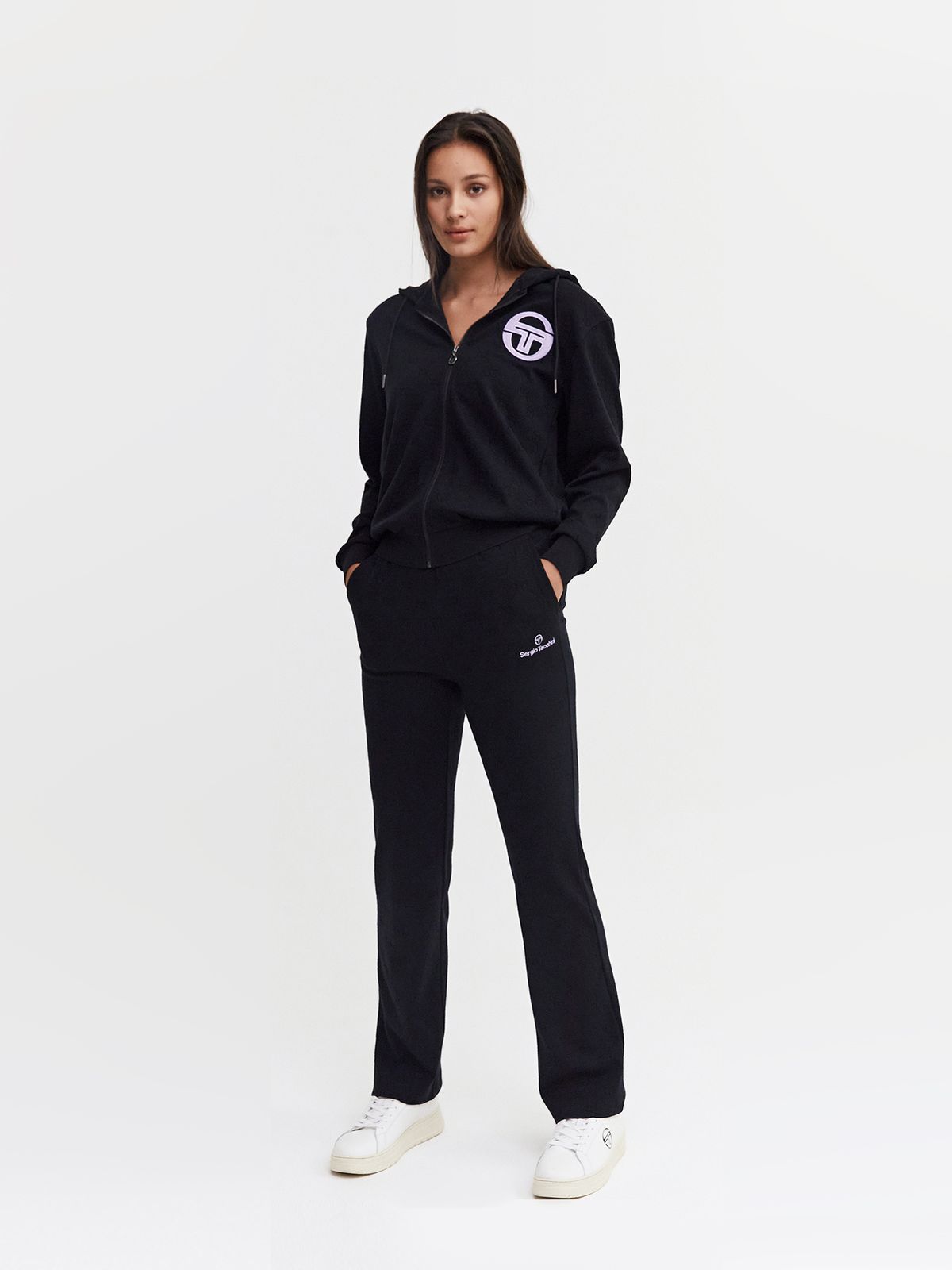 세르지오 타키니(SERGIO TACCHINI) W 데일리 자카드 후드 집업