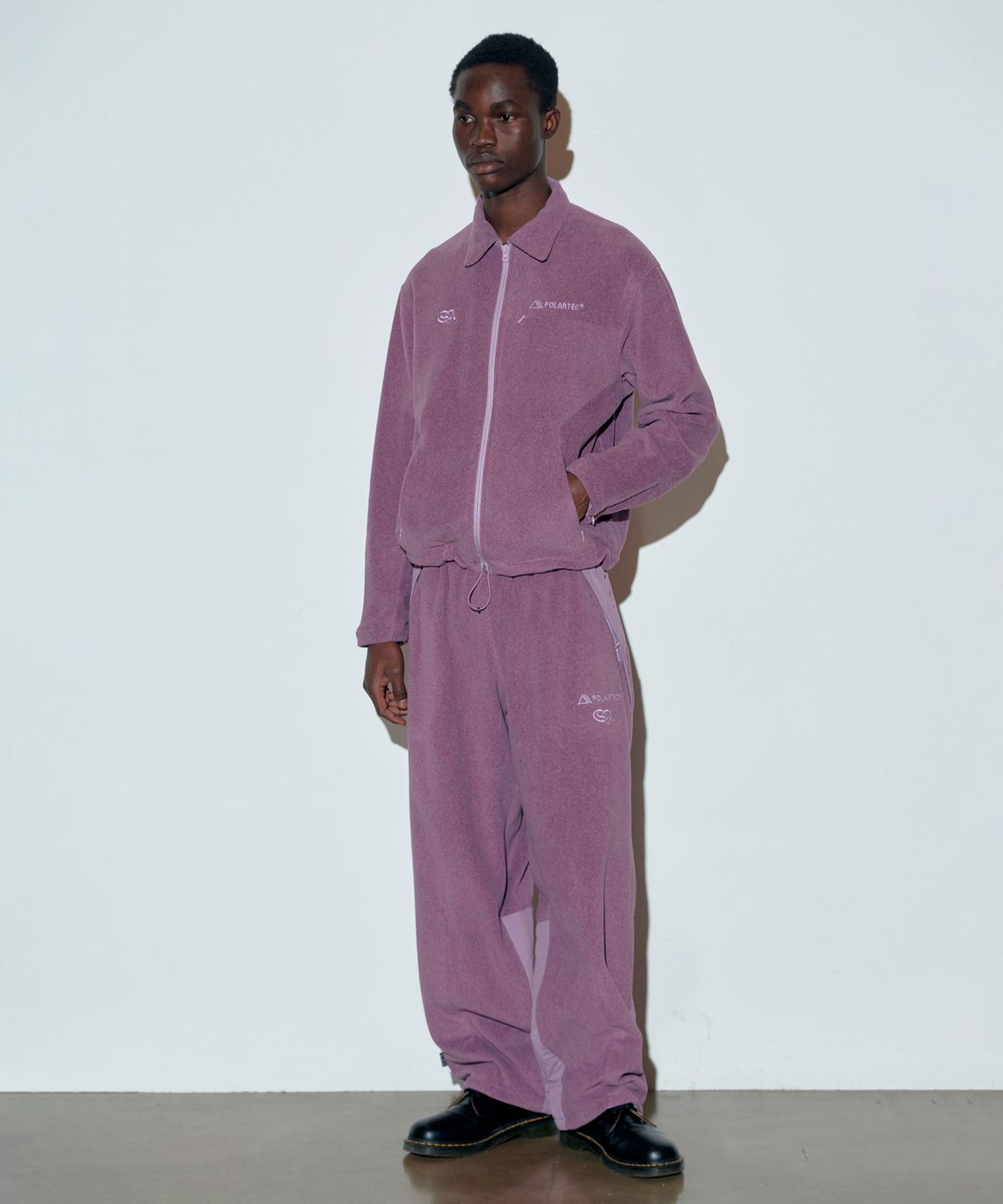 스컬프터(SCULPTOR) POLARTEC® Coach Jacket Melange Berry