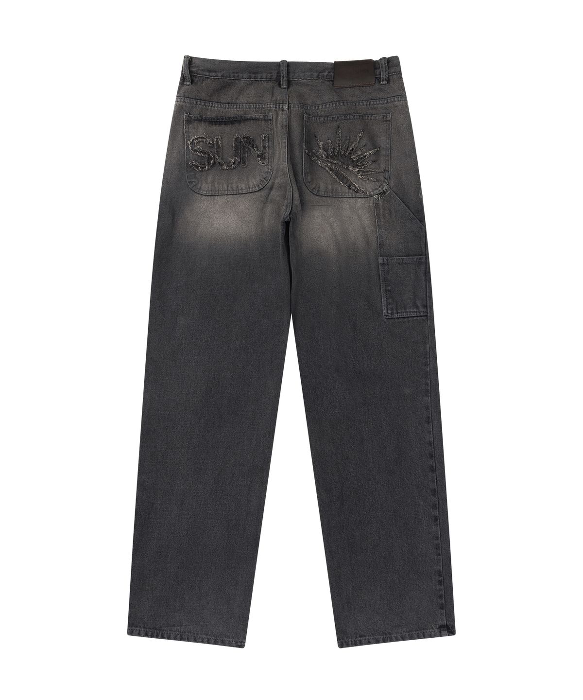 선데이후르츠마켓(SUNDAY FRUIT MARKET) SUN SYMBOL PATCH DENIM