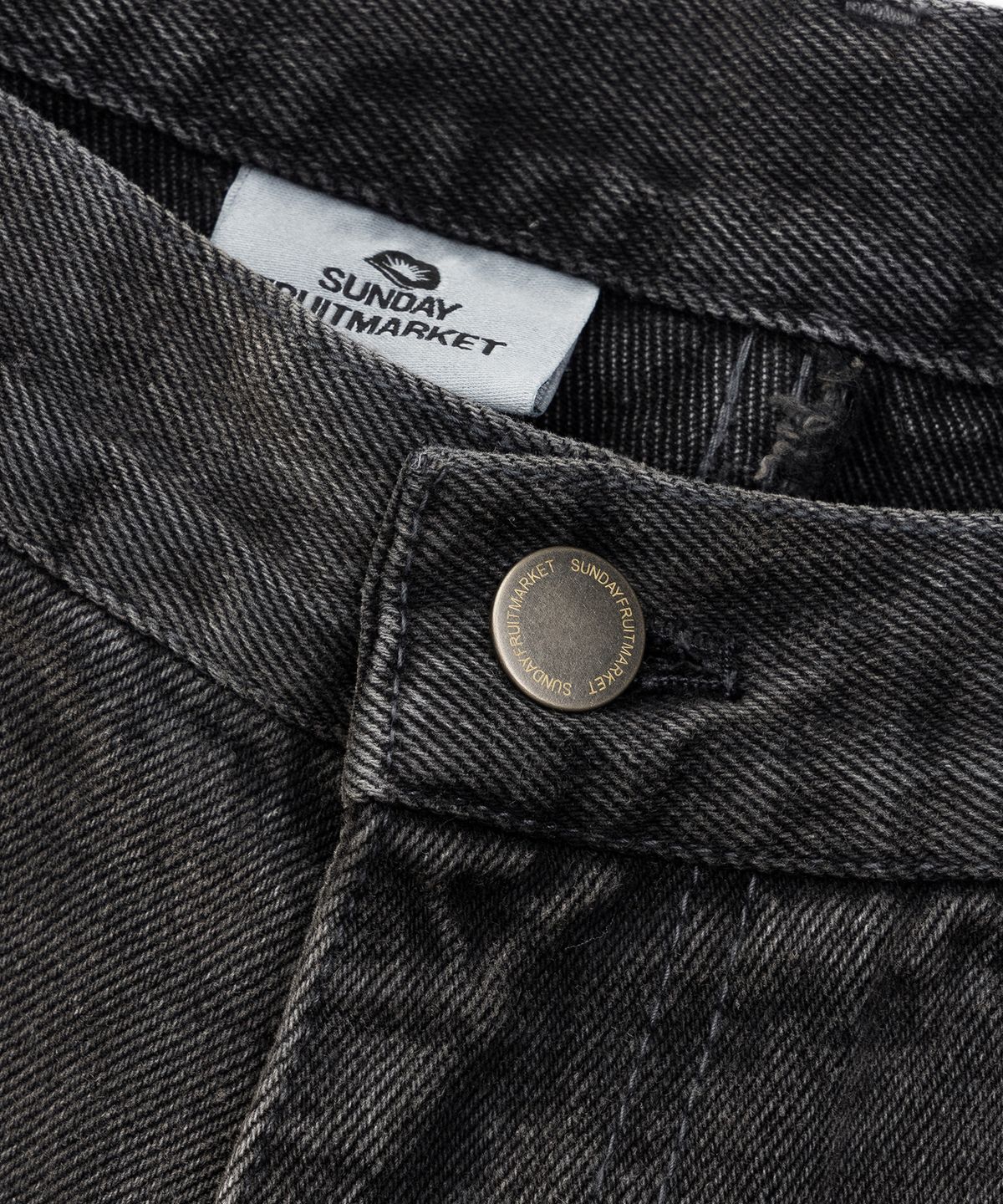 선데이후르츠마켓(SUNDAY FRUIT MARKET) SUN SYMBOL PATCH DENIM