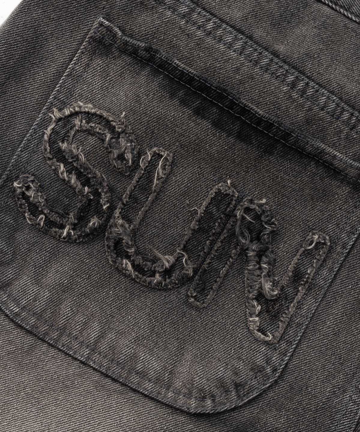 선데이후르츠마켓(SUNDAY FRUIT MARKET) SUN SYMBOL PATCH DENIM