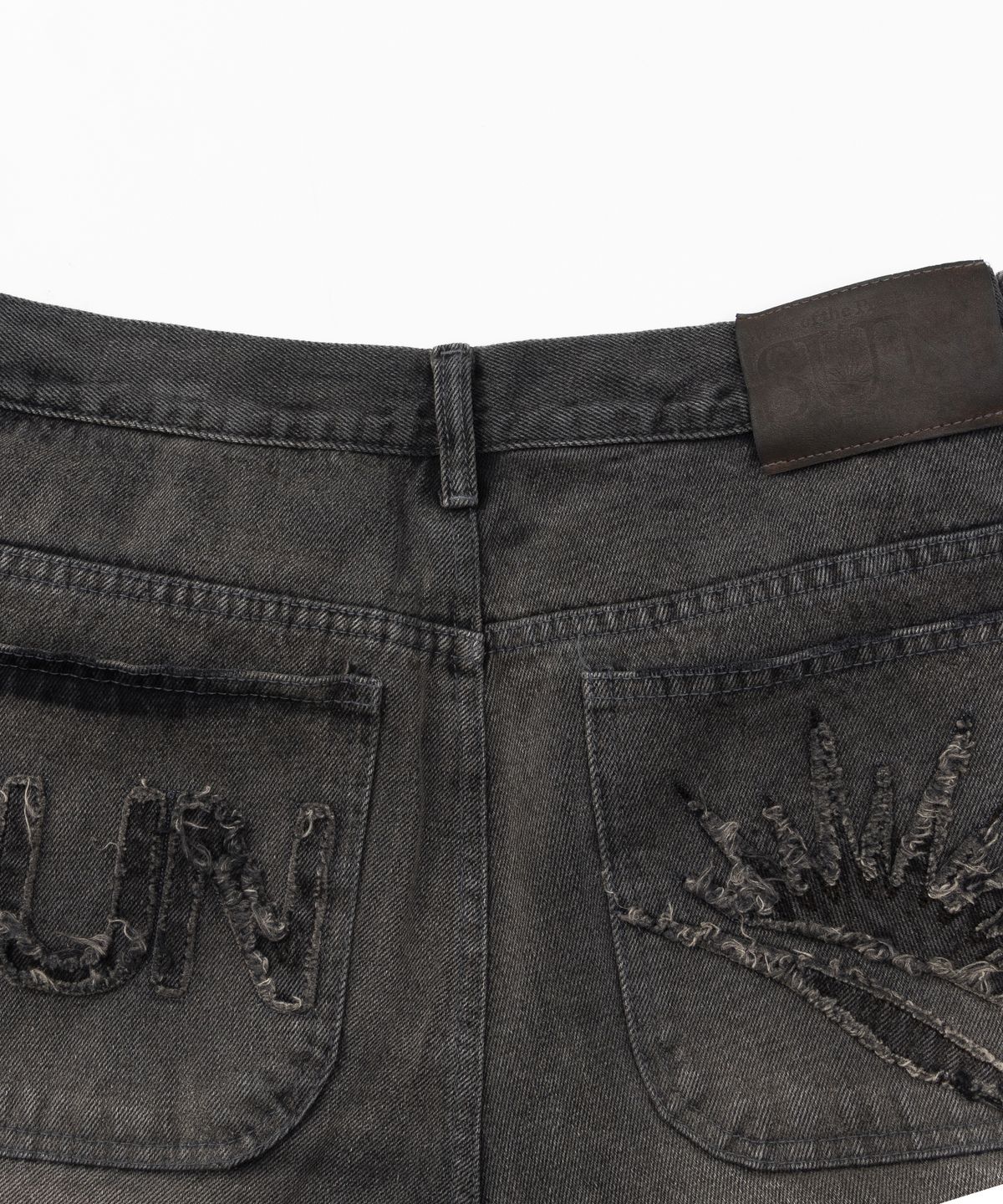 선데이후르츠마켓(SUNDAY FRUIT MARKET) SUN SYMBOL PATCH DENIM