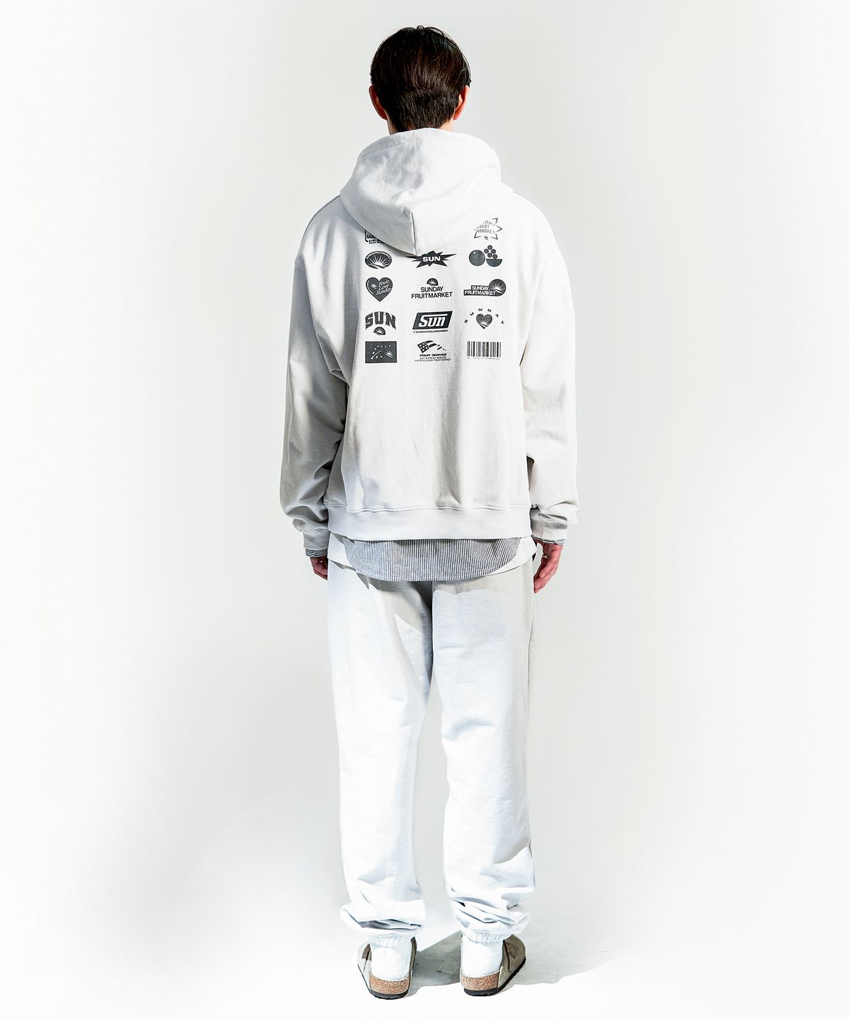 선데이후르츠마켓(SUNDAY FRUIT MARKET) SFM SWEAT PANT ICEGRAY