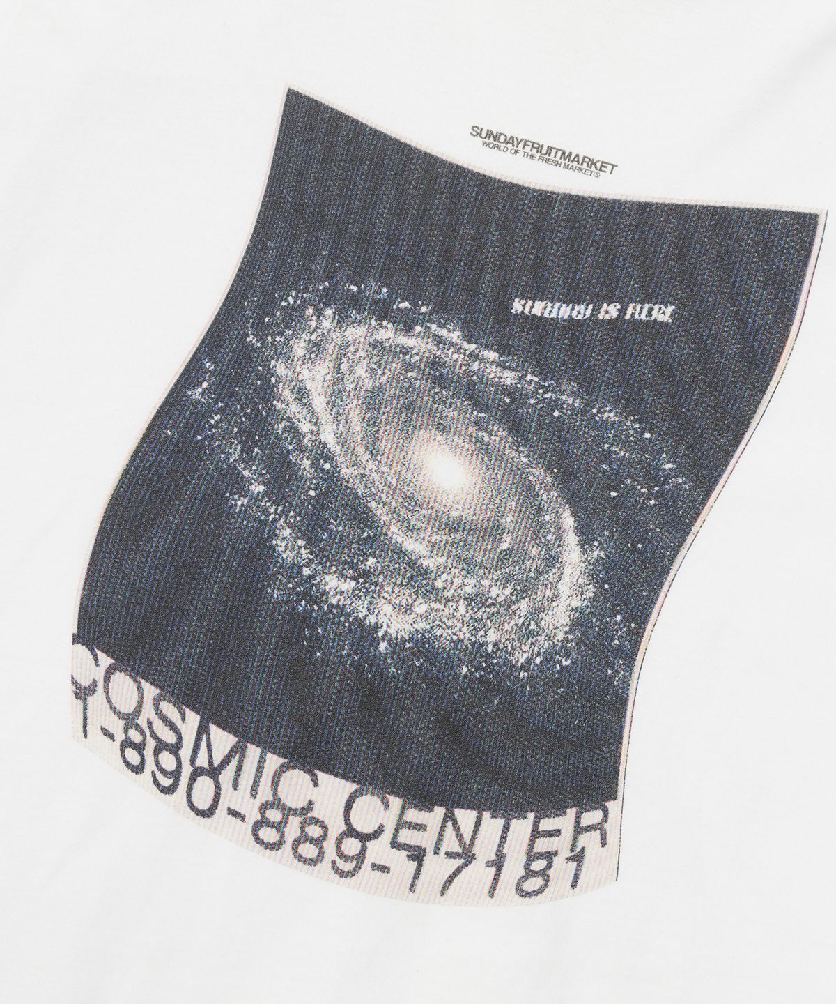 선데이후르츠마켓(SUNDAY FRUIT MARKET) COSMIC CENTER LS TEE IVORY