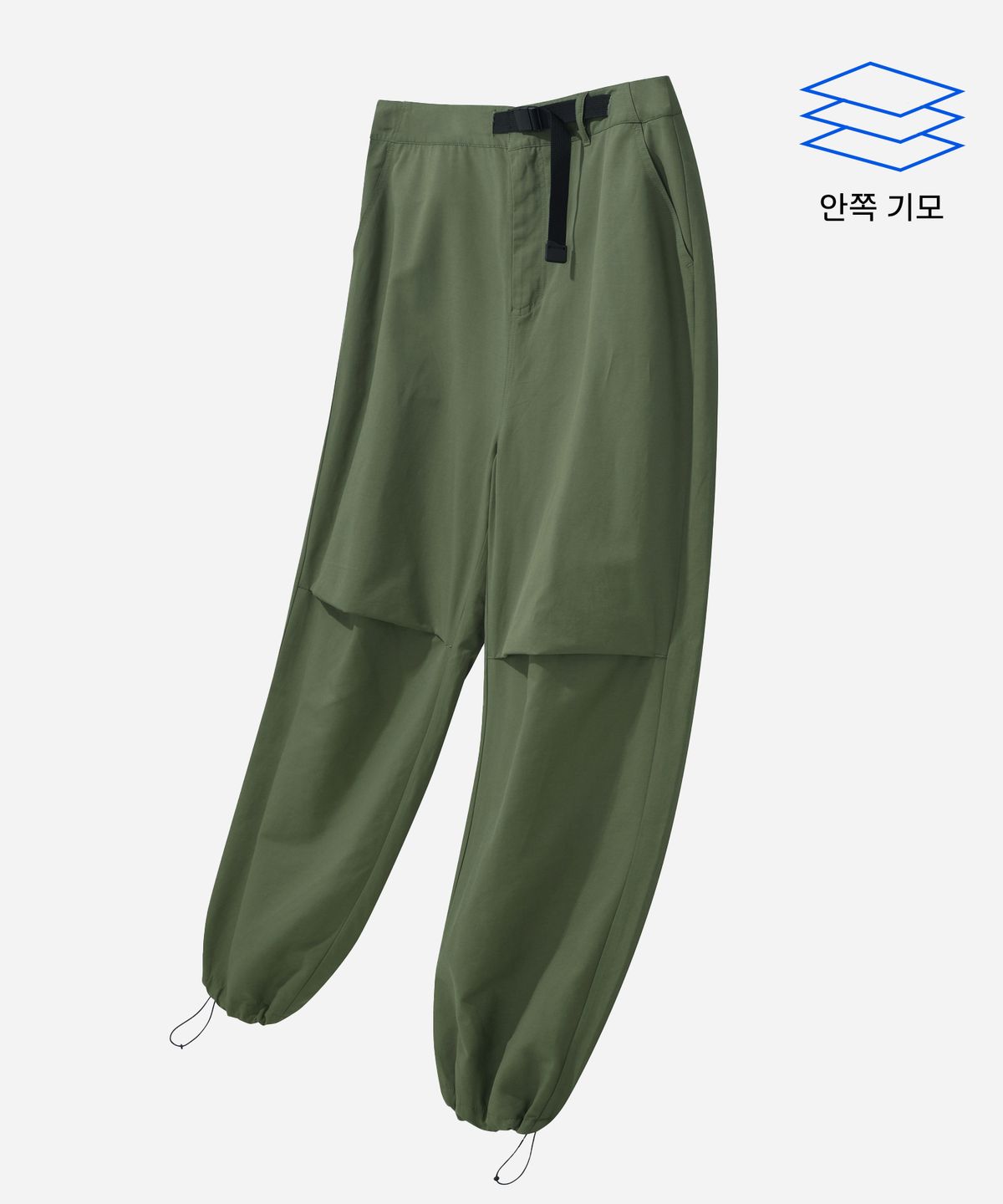 예일(YALE) [기모안감][ONEMILE WEAR] 웜업 와이드 필드 팬츠 카키