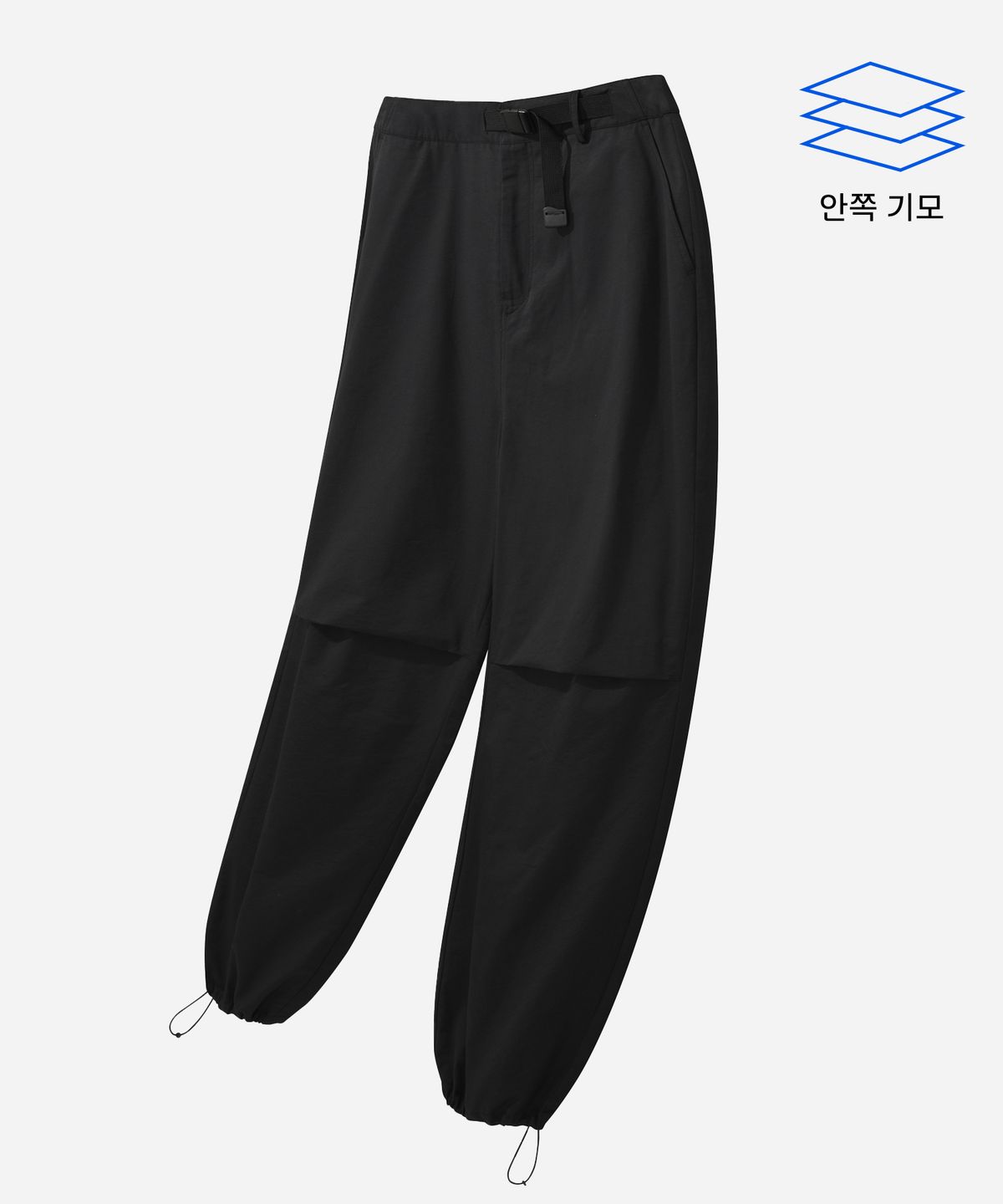 예일(YALE) [기모안감][ONEMILE WEAR] 웜업 와이드 필드 팬츠 블랙