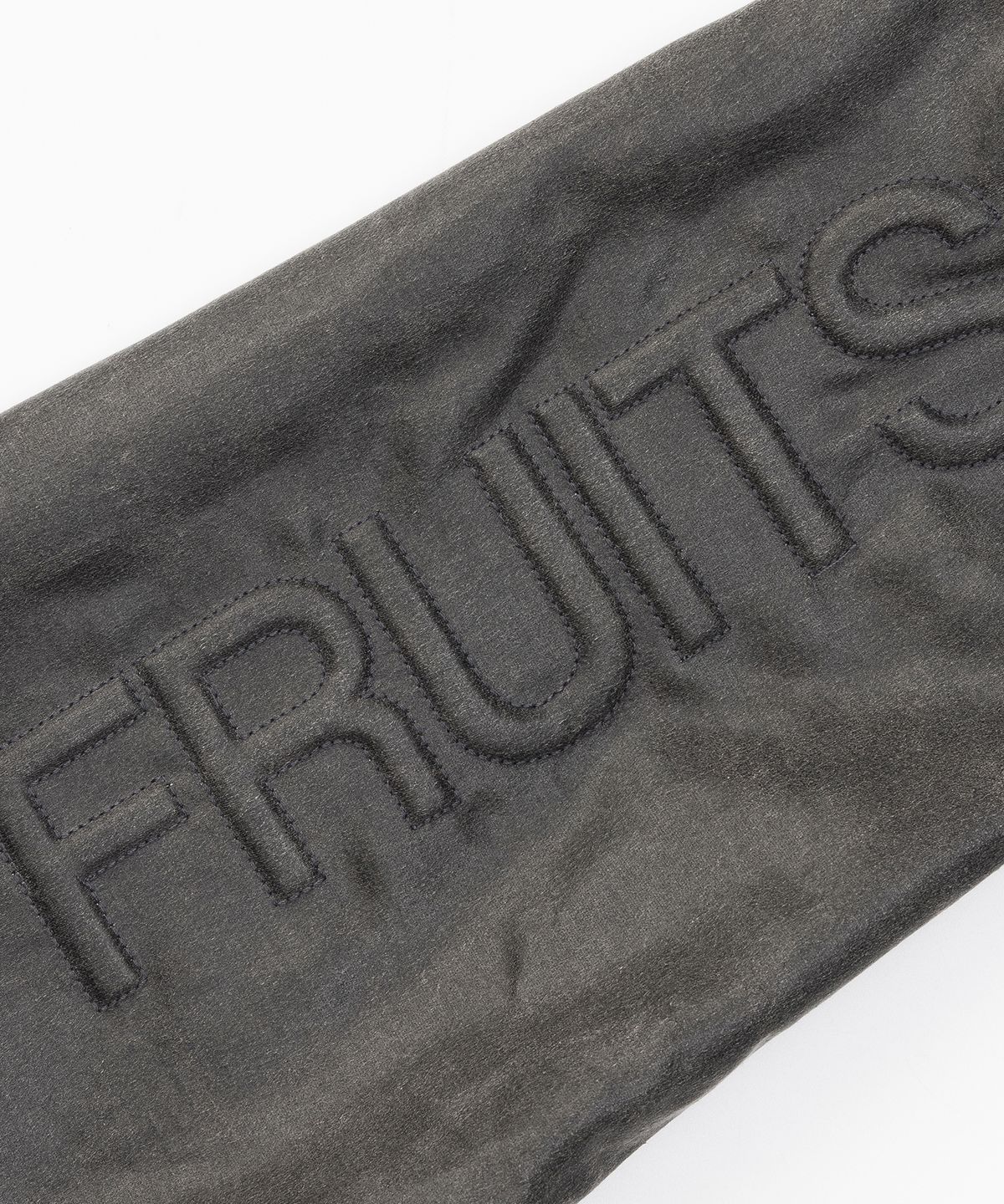 선데이후르츠마켓(SUNDAY FRUIT MARKET) COSMIC FAUX LEATHER JACKET CHARCOAL