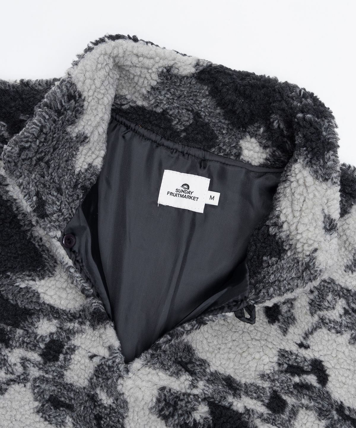 선데이후르츠마켓(SUNDAY FRUIT MARKET) SHERPA PULLOVER CHARCOAL