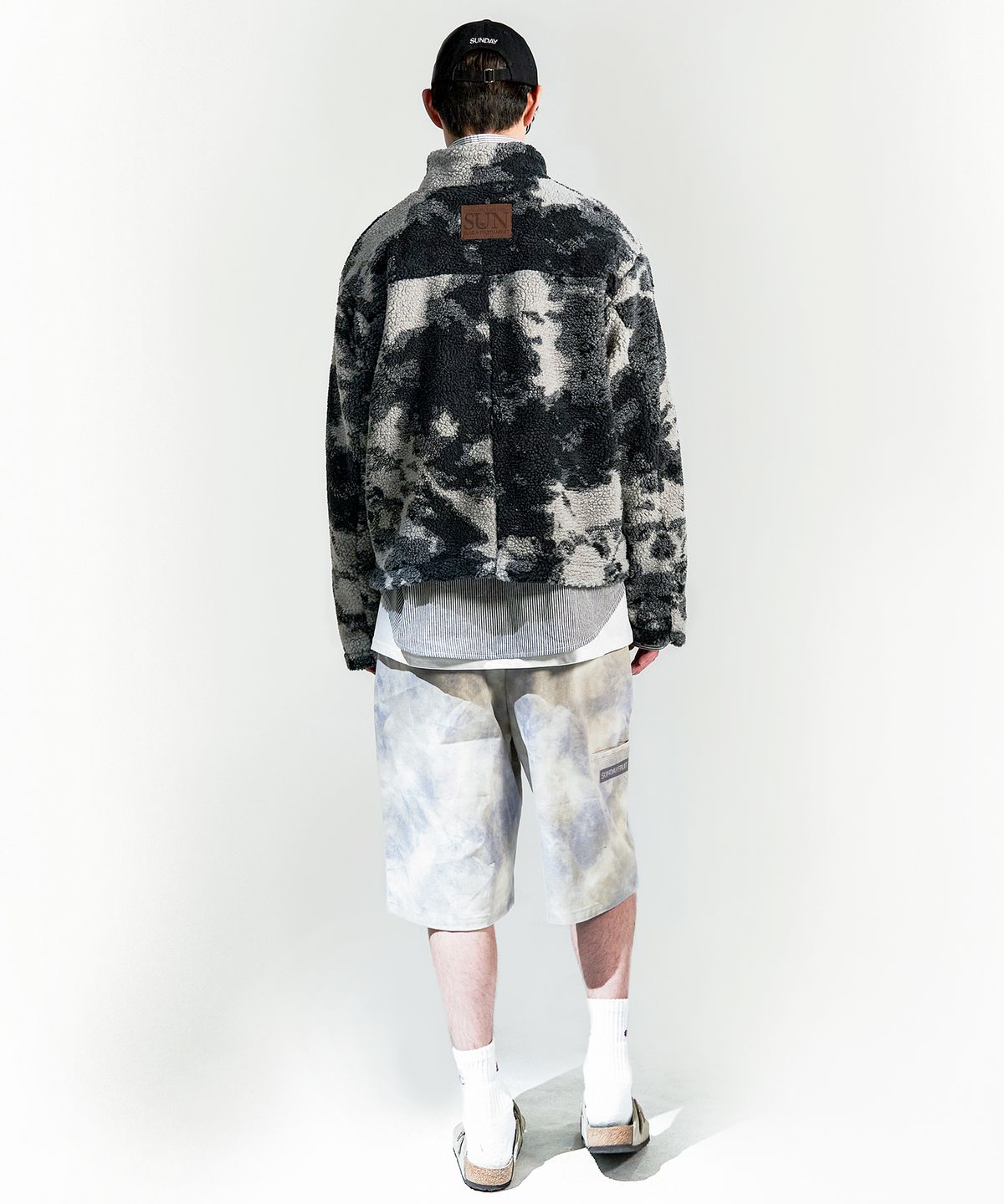 선데이후르츠마켓(SUNDAY FRUIT MARKET) SHERPA PULLOVER CHARCOAL