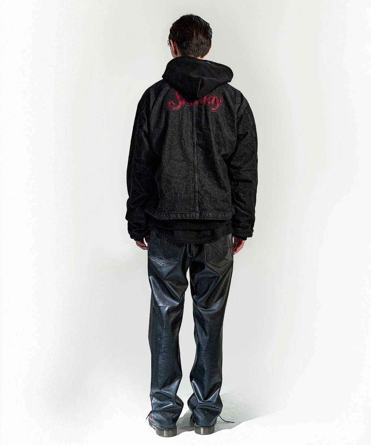 선데이후르츠마켓(SUNDAY FRUIT MARKET) SUNDAY DENIM JACKET BLACK