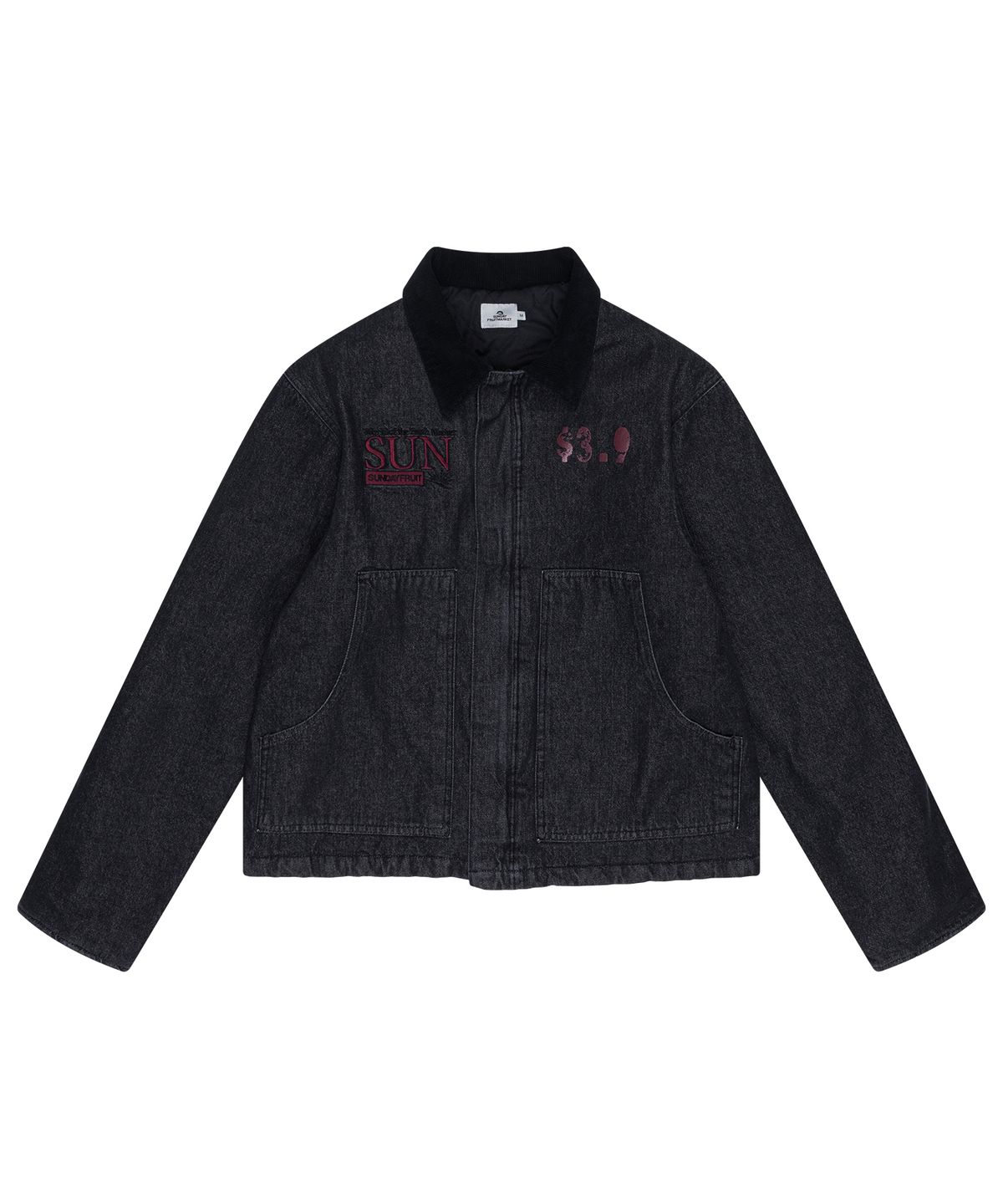 선데이후르츠마켓(SUNDAY FRUIT MARKET) SUNDAY DENIM JACKET BLACK
