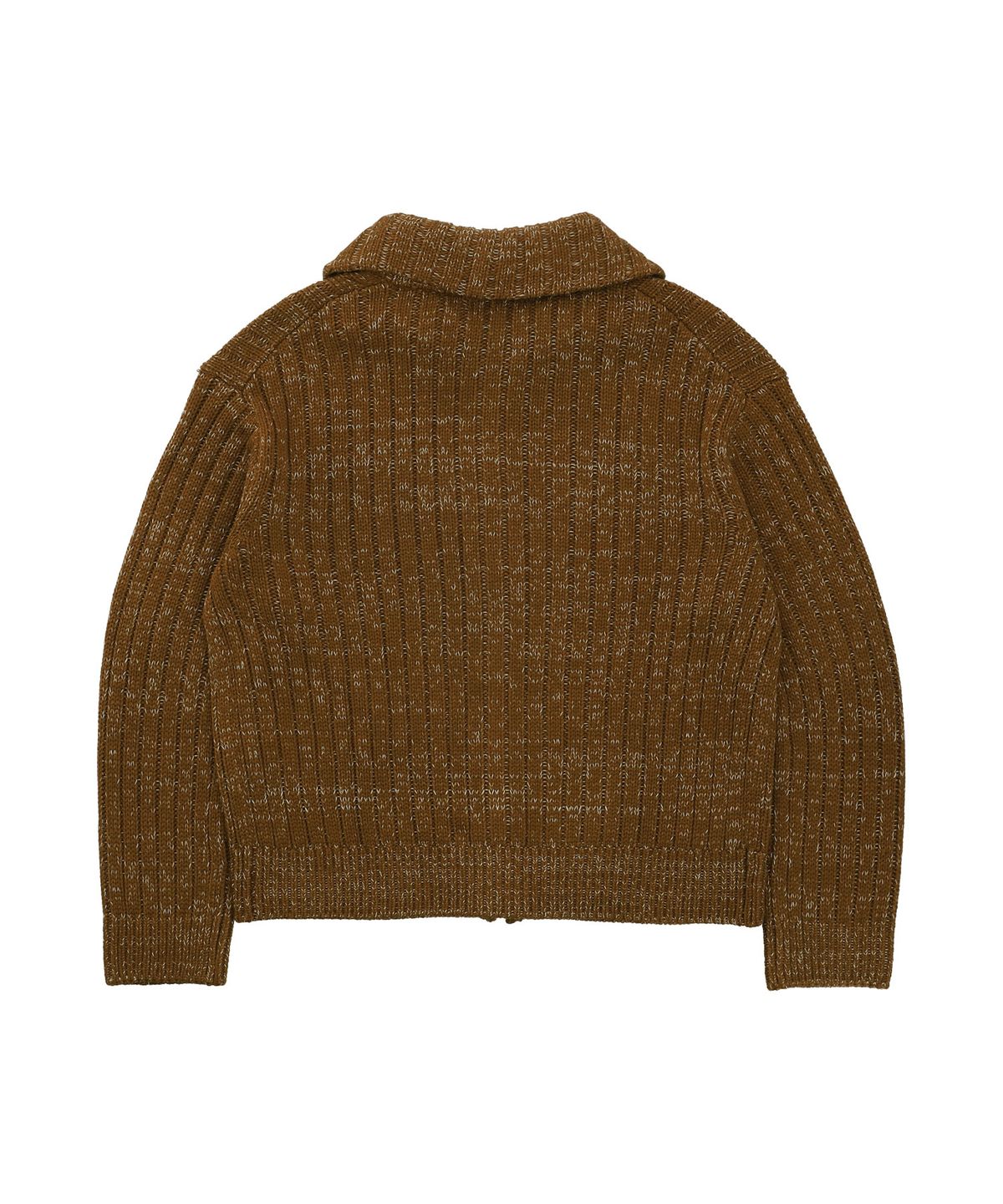 나우앤투모로우(NOWANDTOMORROW) COLLAR ZIP-UP CARDIGAN [2 COLOR]