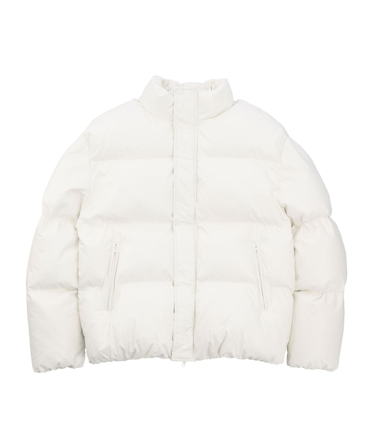 나우앤투모로우(NOWANDTOMORROW) LEATHER PUFFER JUMPER [2 COLOR]