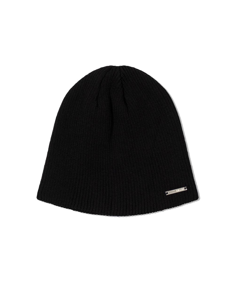 MUSINSA公式 | MISEKI SEOUL knit beanie BLACK