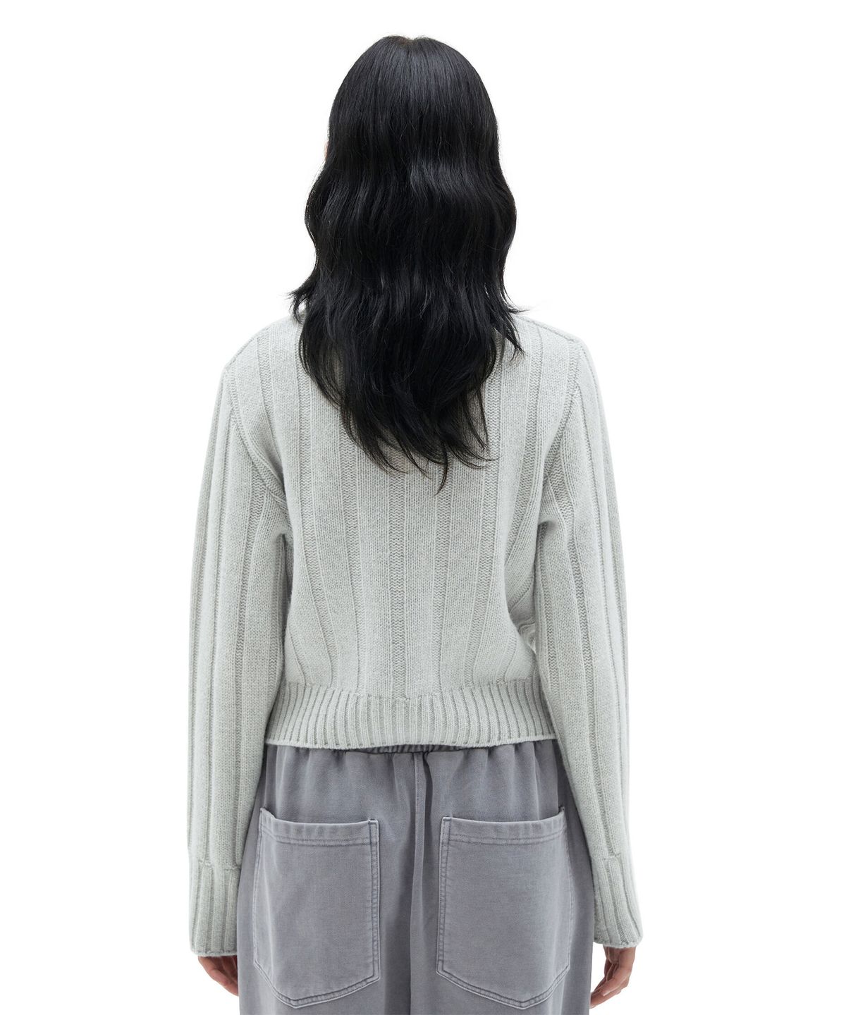 브라운야드(BROWNYARD) 22fw W 크루넥 스웨터, 민트