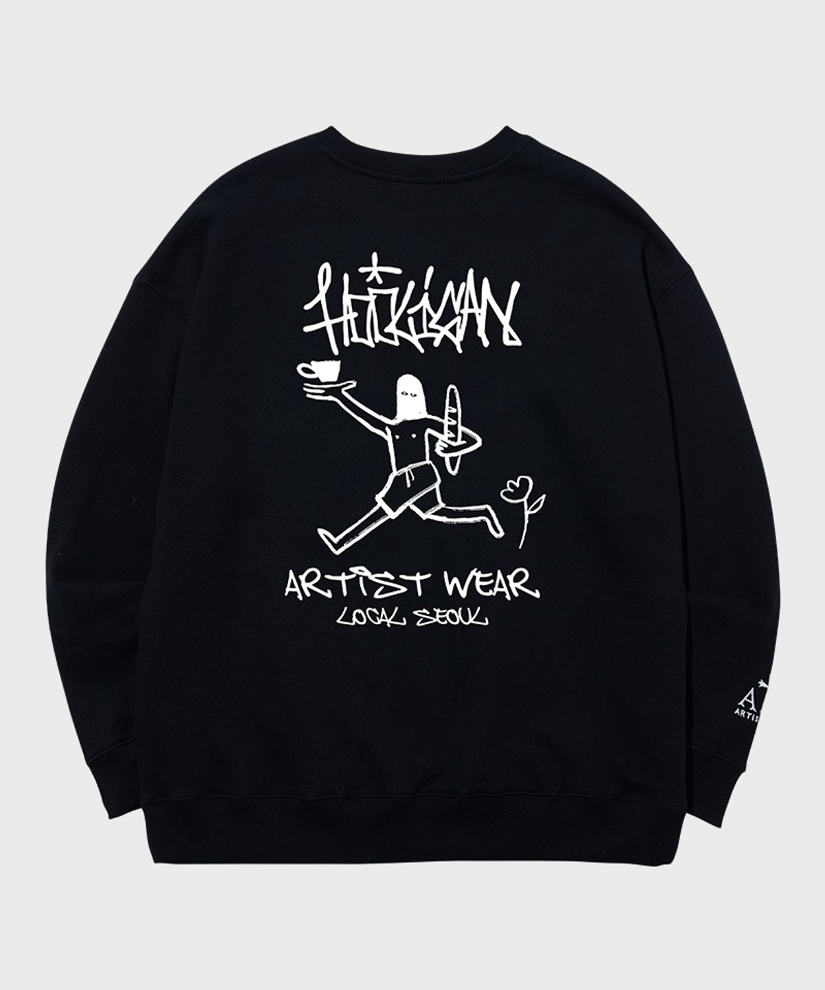 아티스트웨어(ARTISTWEAR) [ATW x HOOLIGAN] 로고아트웍 맨투맨