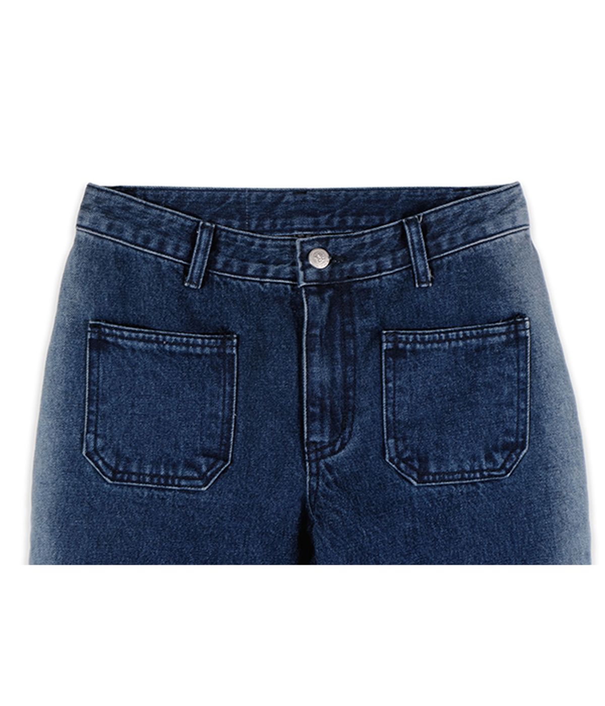 유쓰배쓰(YOUTHBATH) SIDE BLEACHED LINE DENIM PANTS_BLUE