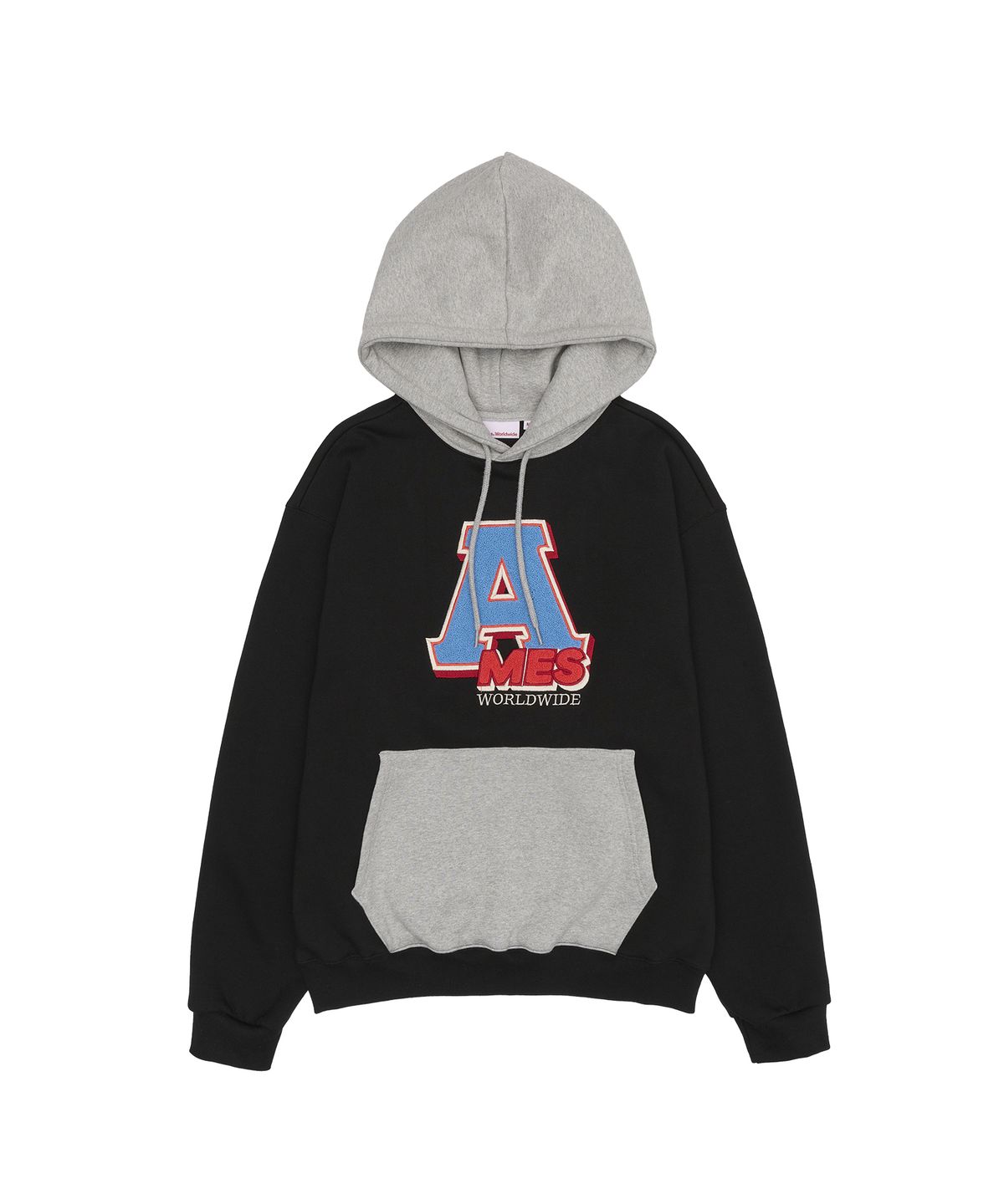 아메스 월드와이드(AMES-WORLDWIDE) A BOUCLE HOODIE BLACK (AM2DFUM407A)