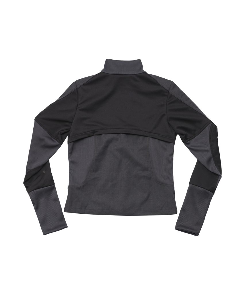 【OJOS】Epaulet Jersey Jacket (Black) MUSINSA公式 | OJOS Epaulet Jersey Jacket / Black