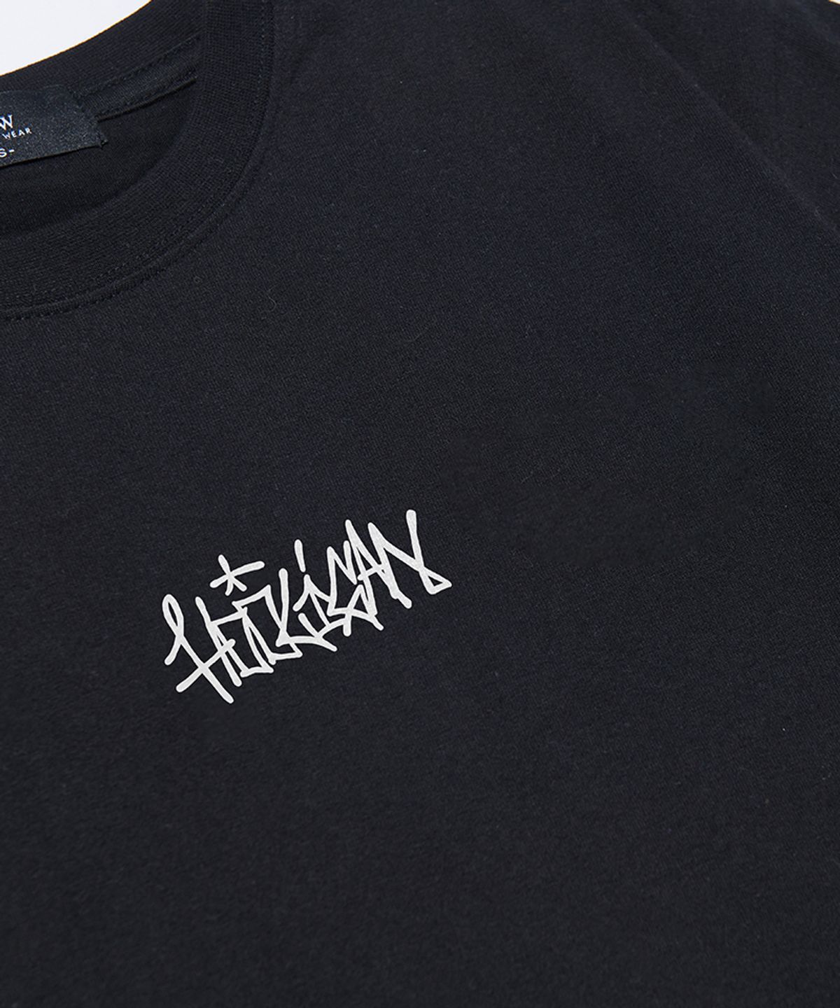 아티스트웨어(ARTISTWEAR) [ATW x HOOLIGAN] 로고 반팔티