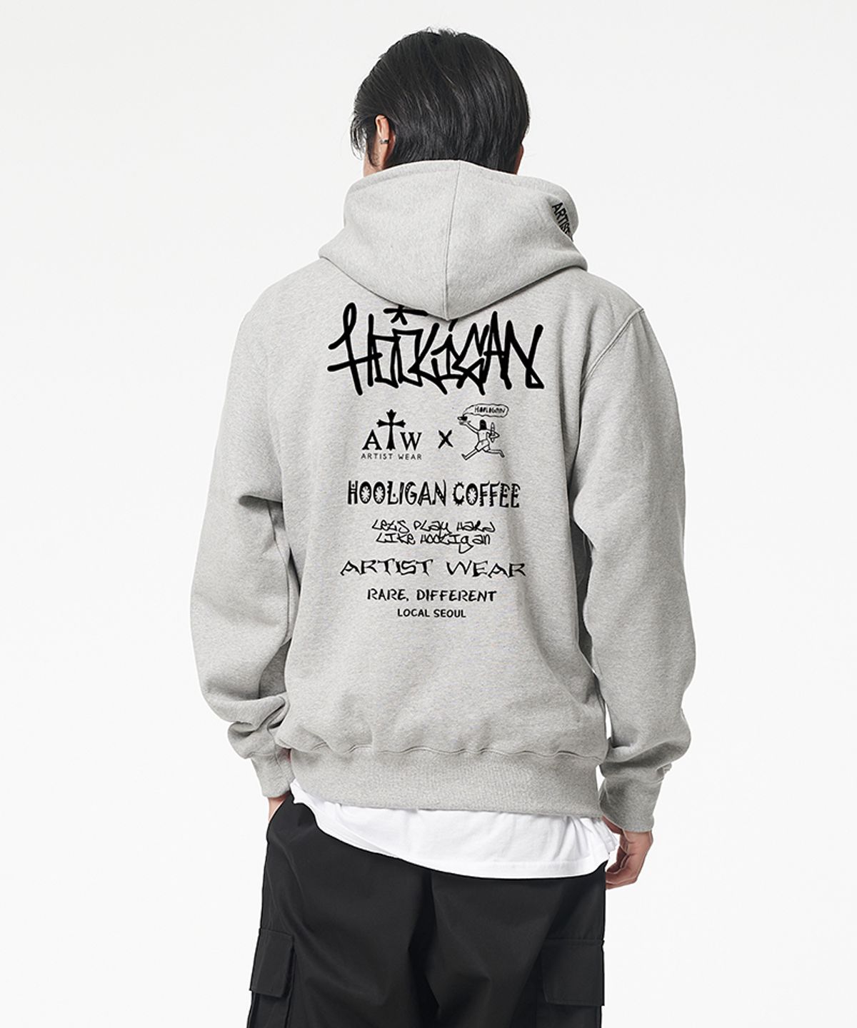 아티스트웨어(ARTISTWEAR) [ATW x HOOLIGAN] 로컬서울 후드티