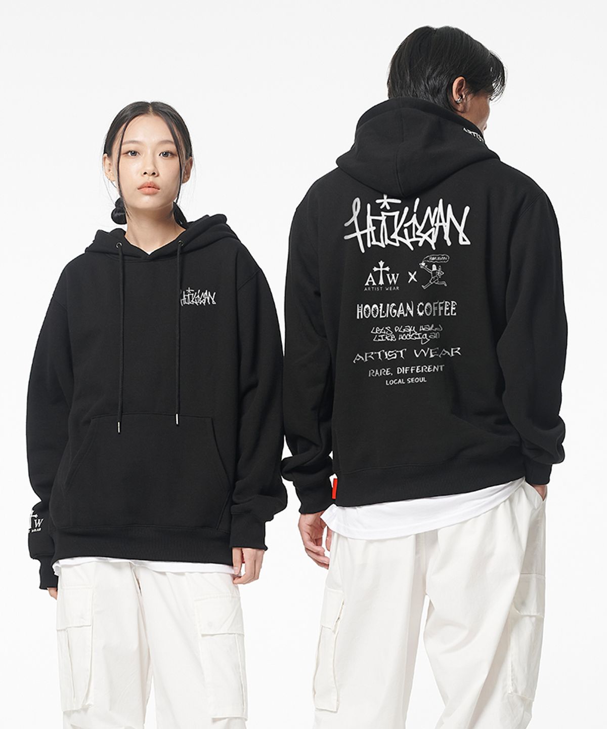 아티스트웨어(ARTISTWEAR) [ATW x HOOLIGAN] 로컬서울 후드티