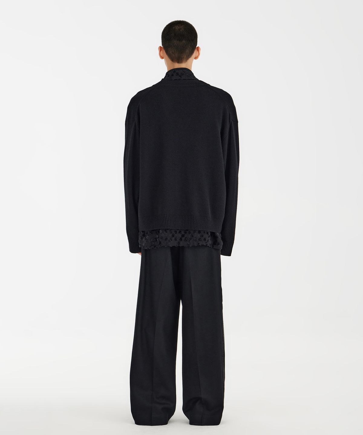 유스(YOUTH) Emblem Cardigan - Black