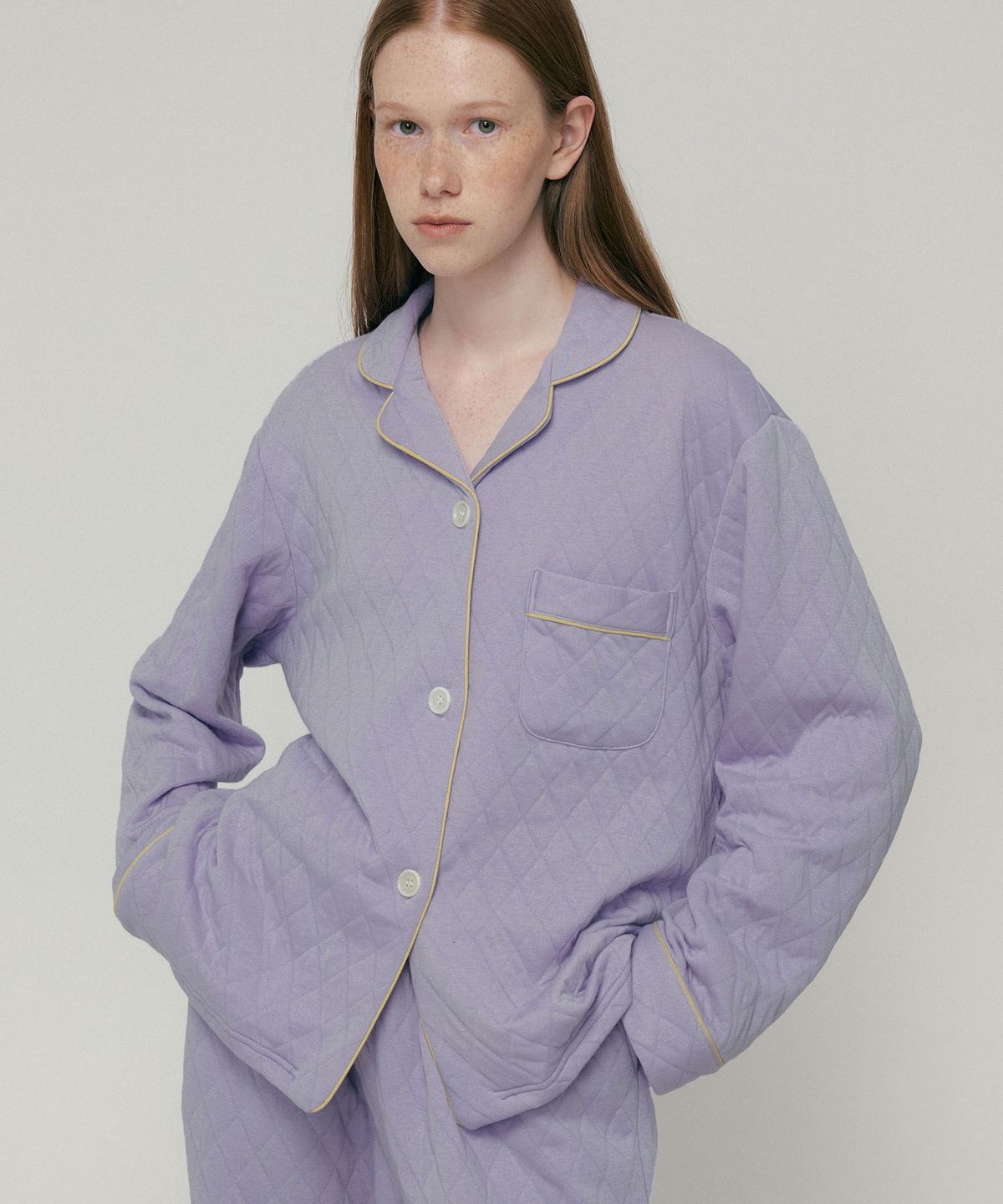 조스라운지(JO'S LOUNGE) (couple) Quilted Lavender Pajama Set